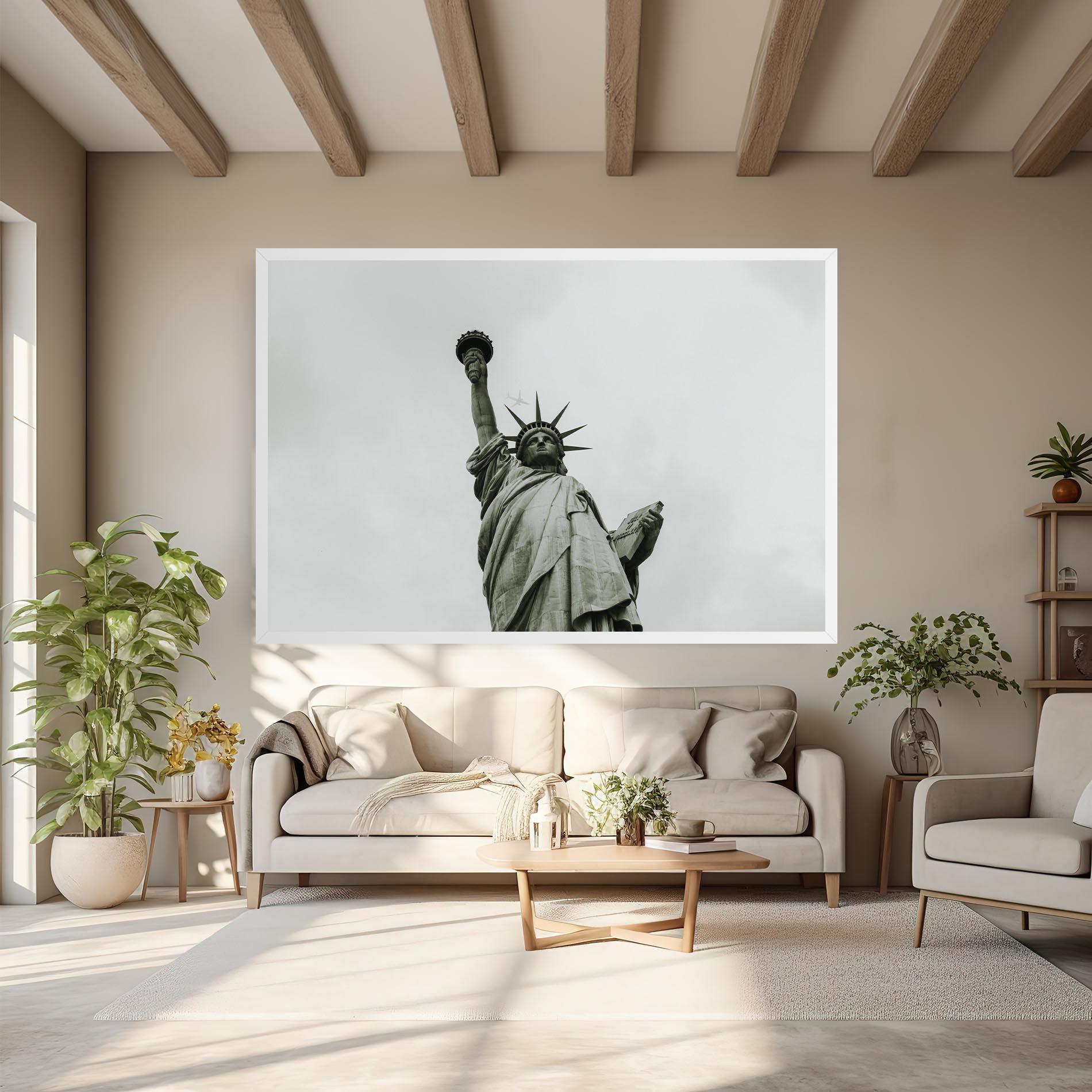Tablou Canvas Liberty Statue Day mockup 6