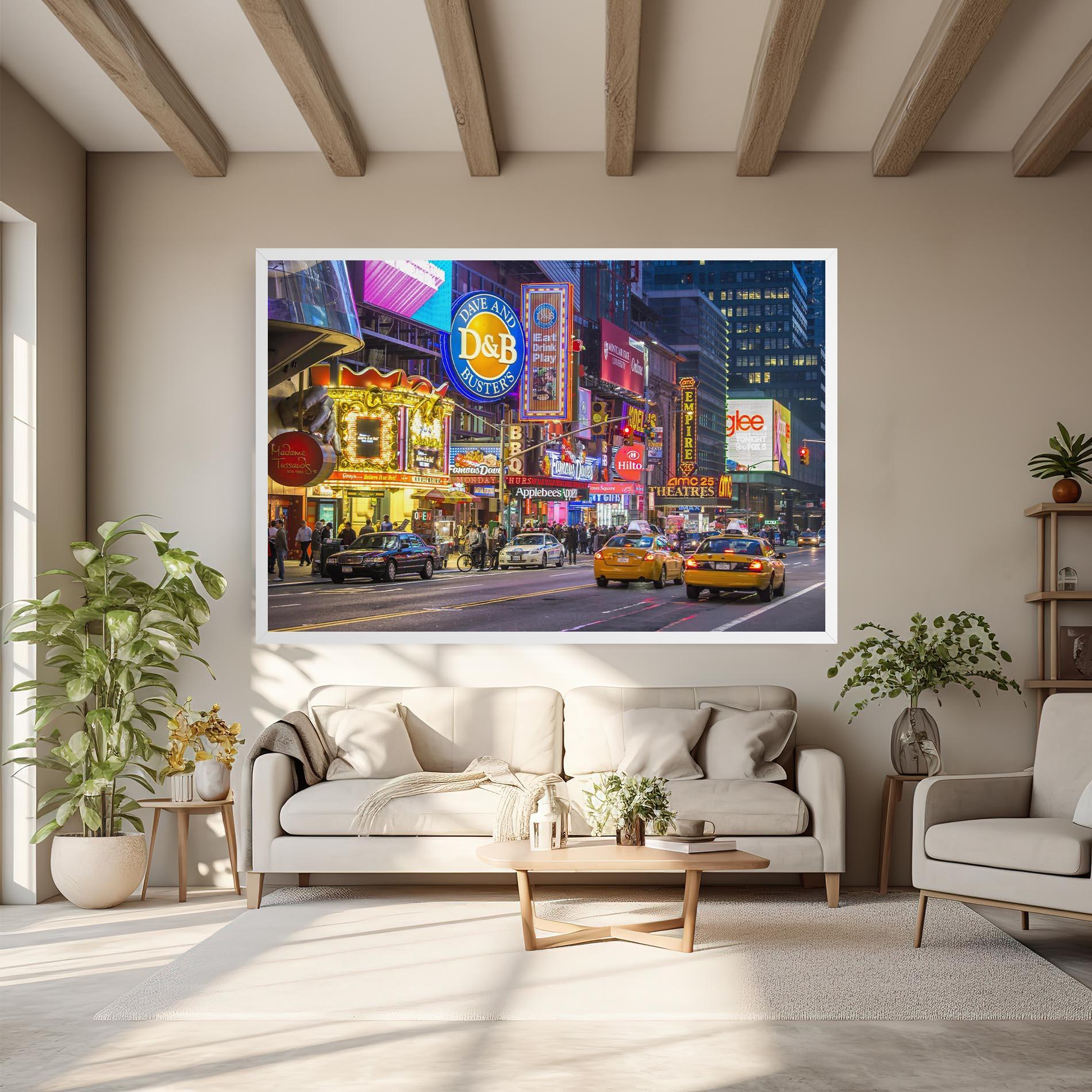 Tablou Canvas New York Lights mockup 6