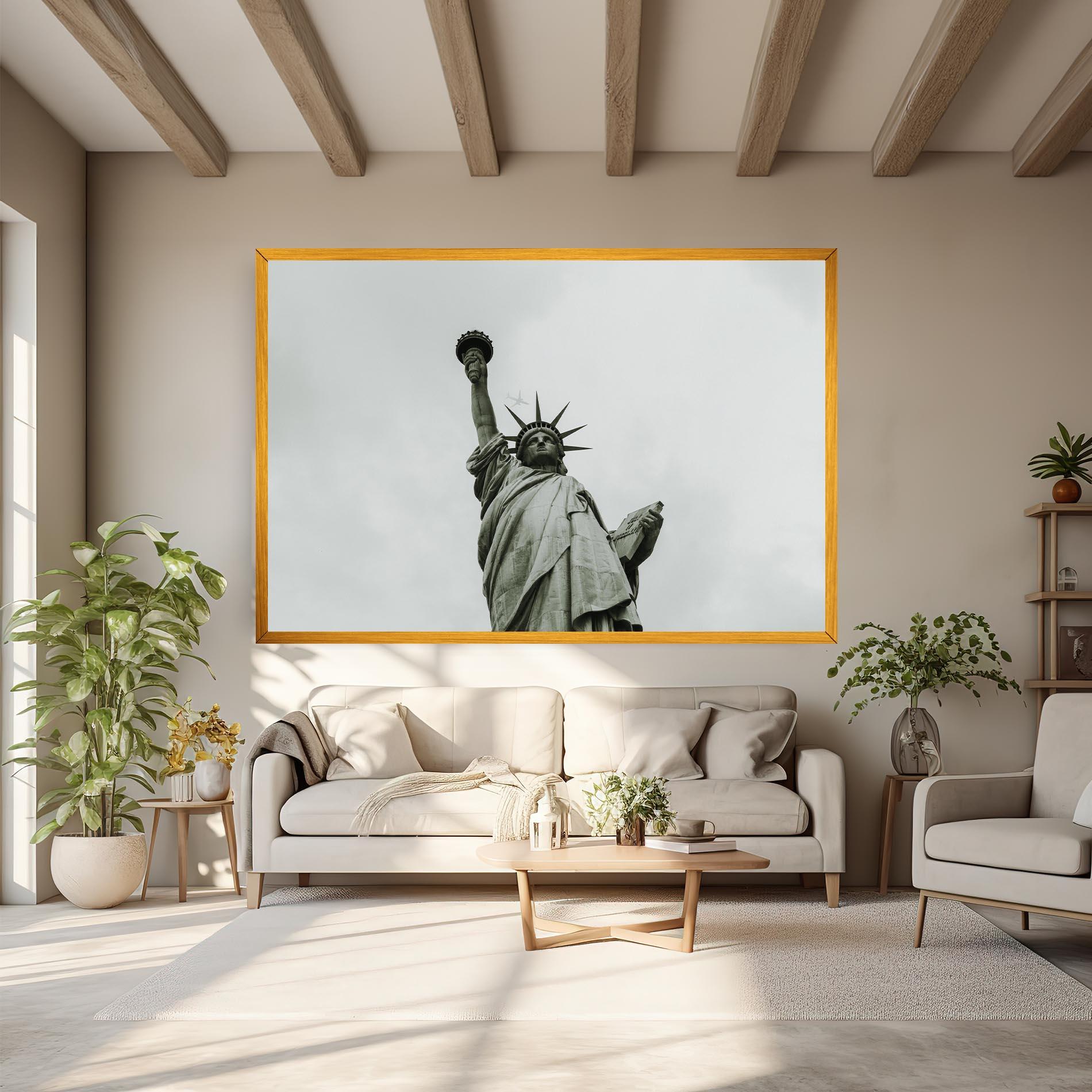 Tablou Canvas Liberty Statue Day mockup 6