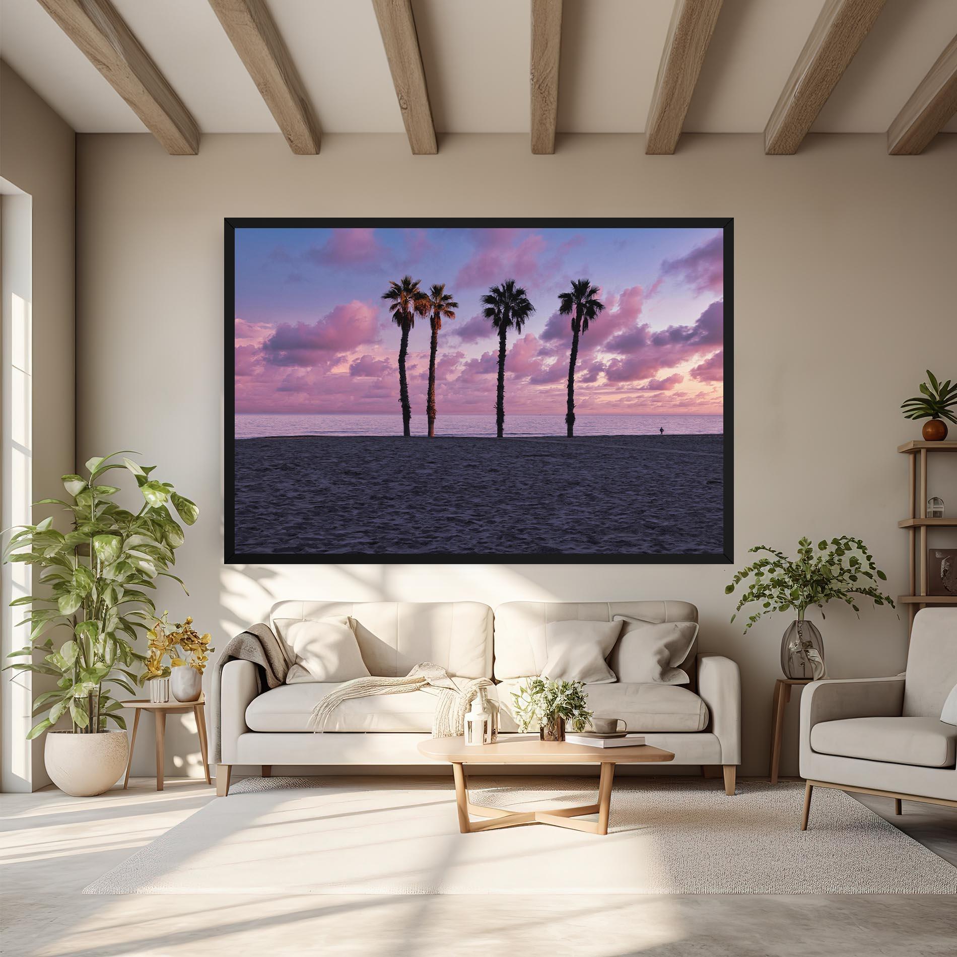 Tablou Canvas Palm Trees Beach mockup 6