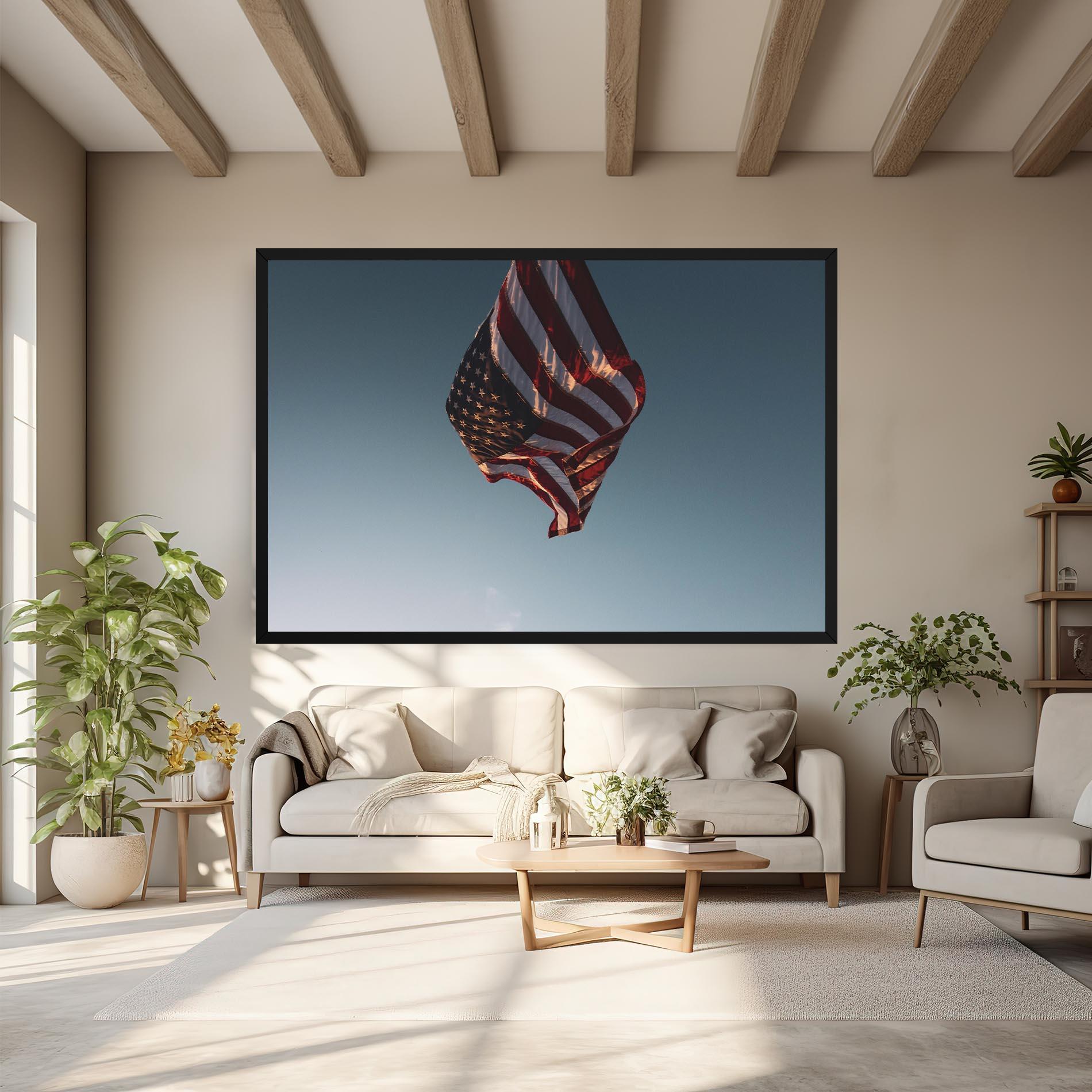 Tablou Canvas Usa Flag mockup 6