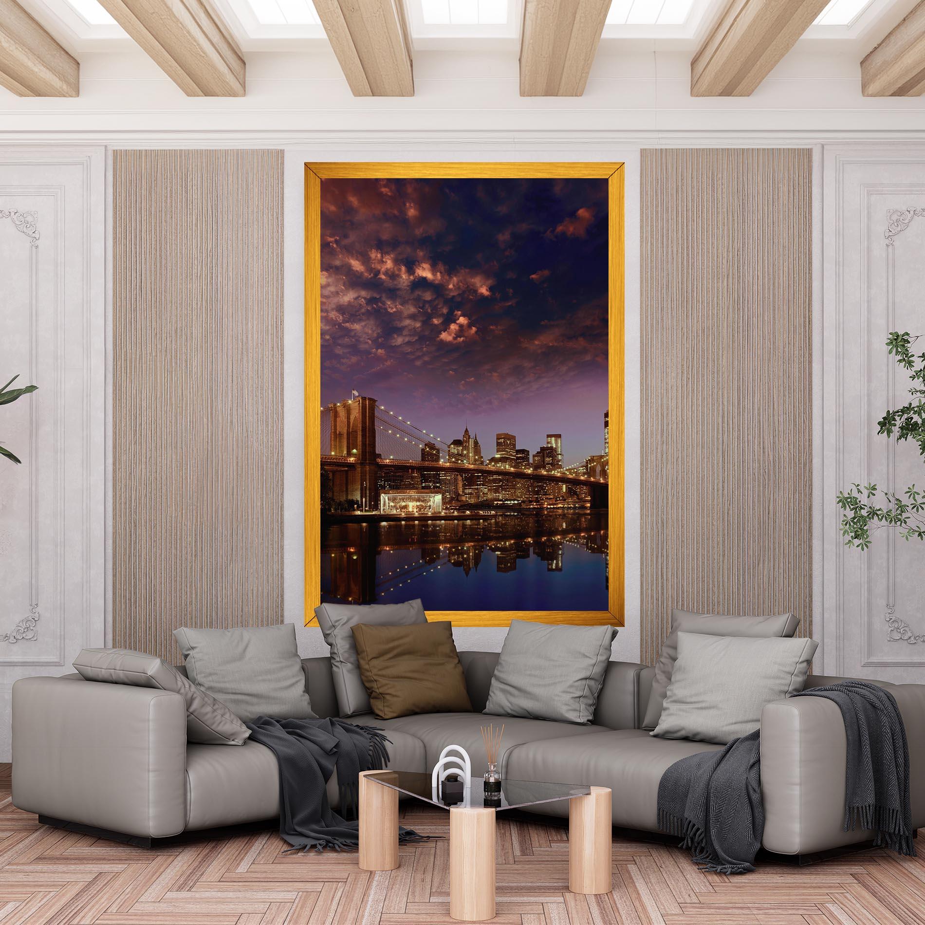 Tablou Canvas Sunset New York mockup 6