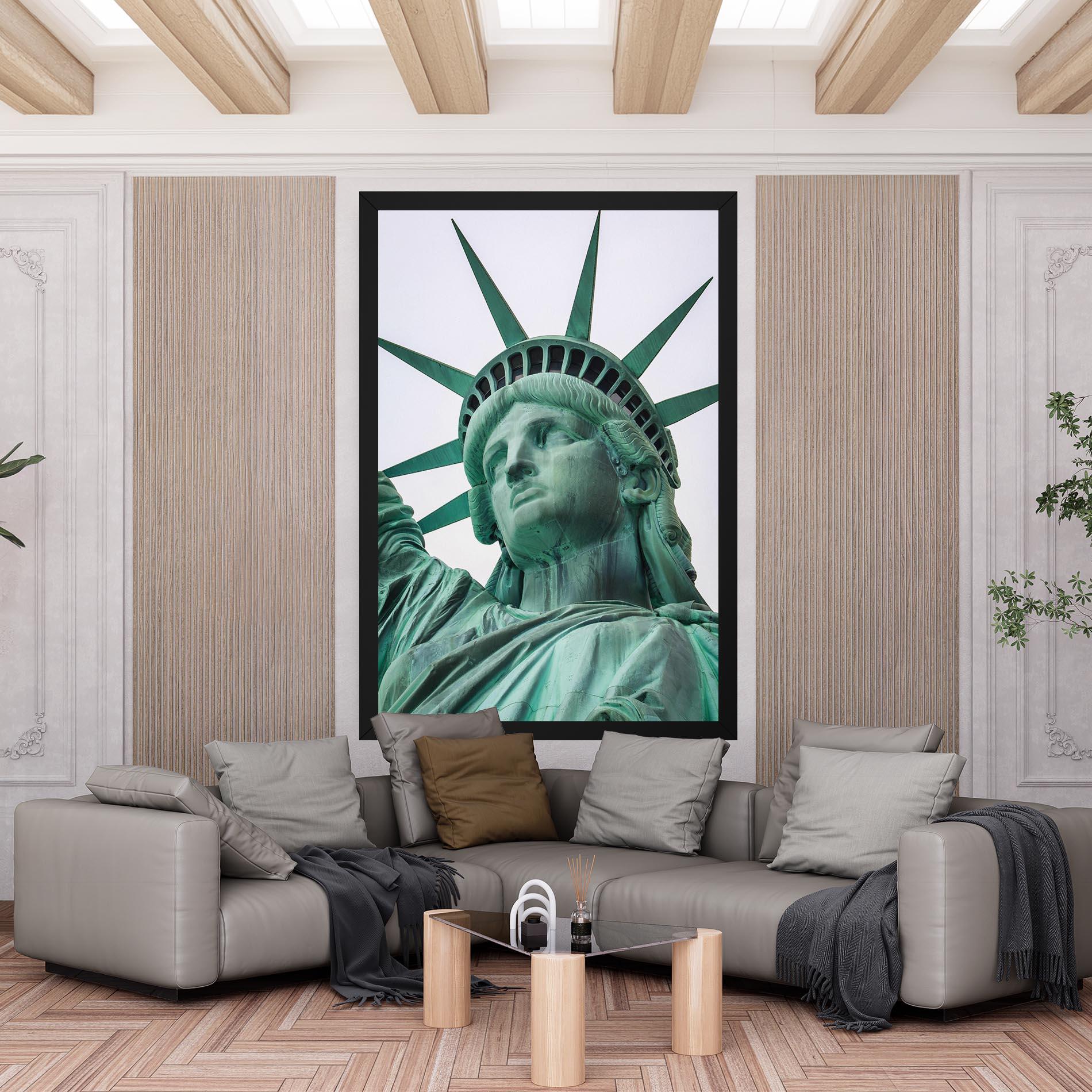 Tablou Canvas Statue Of Liberty Head mockup 6