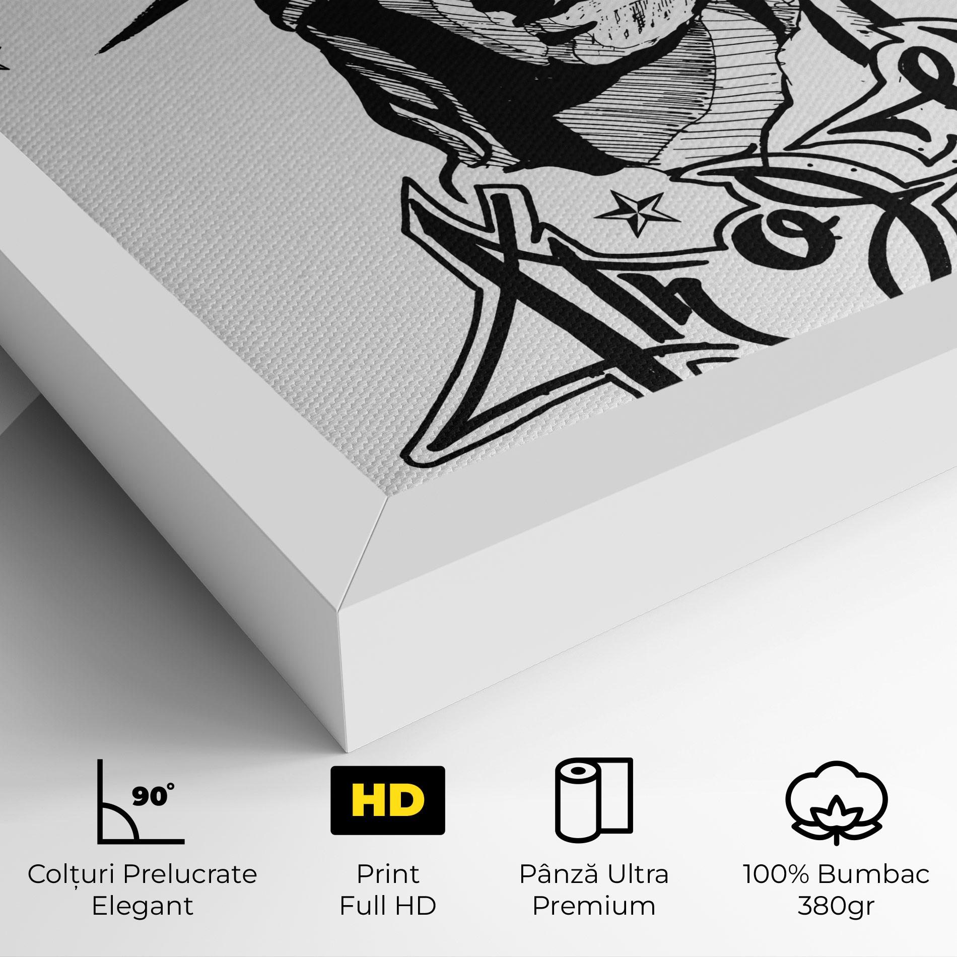 Tablou Canvas Head Of Liberty Statue mockup 4