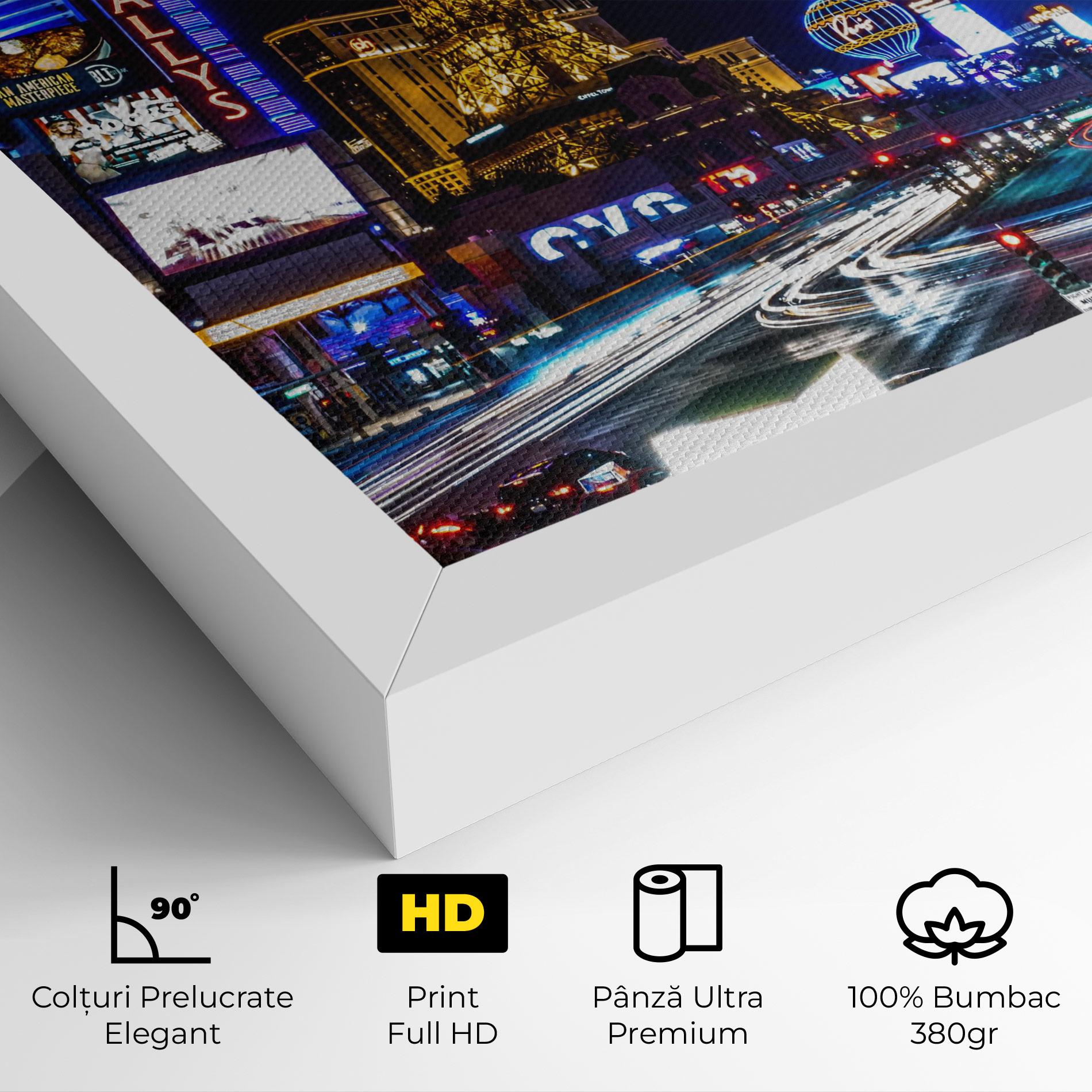 Tablou Canvas Las Vegas Night mockup 4