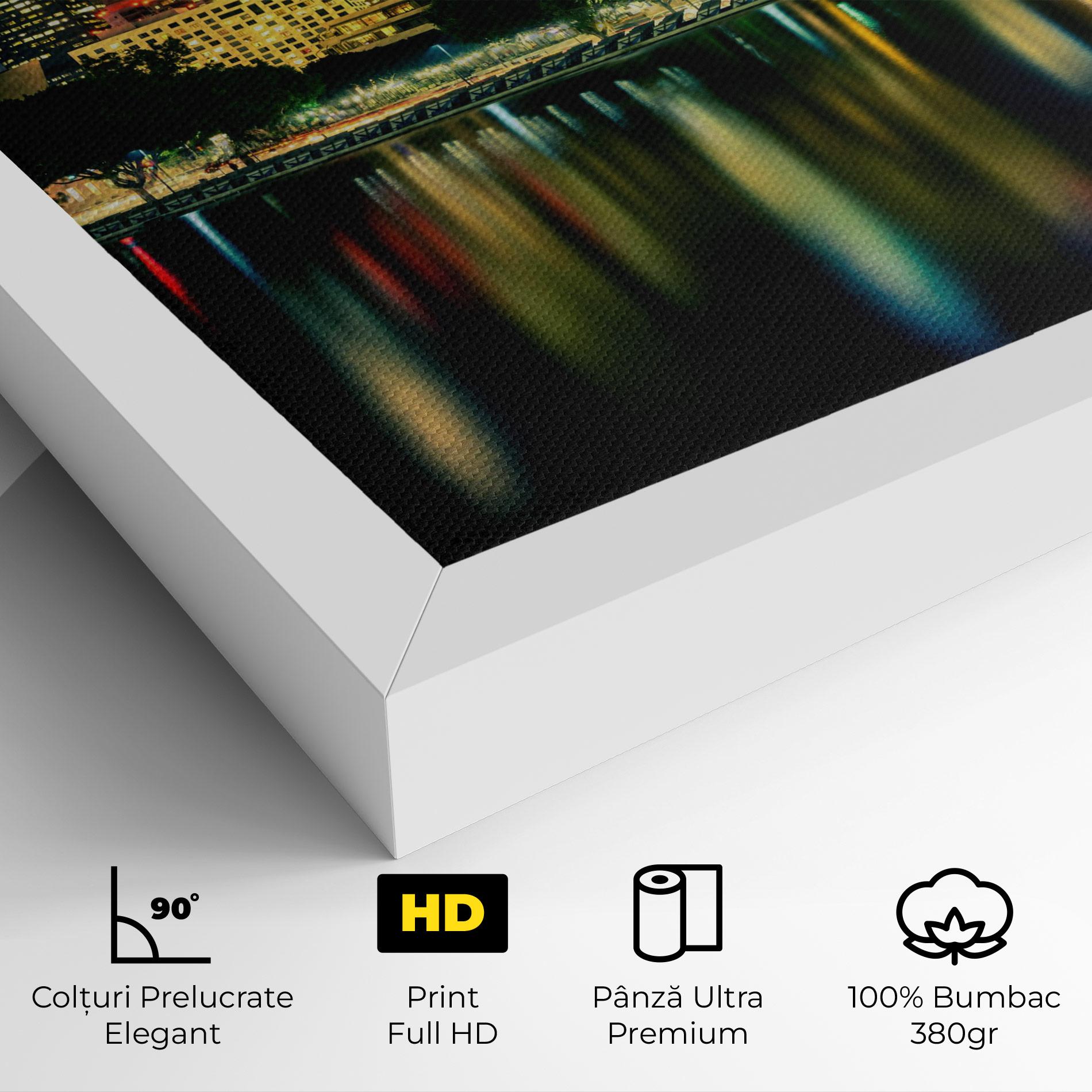 Tablou Canvas Los Angeles Night mockup 4