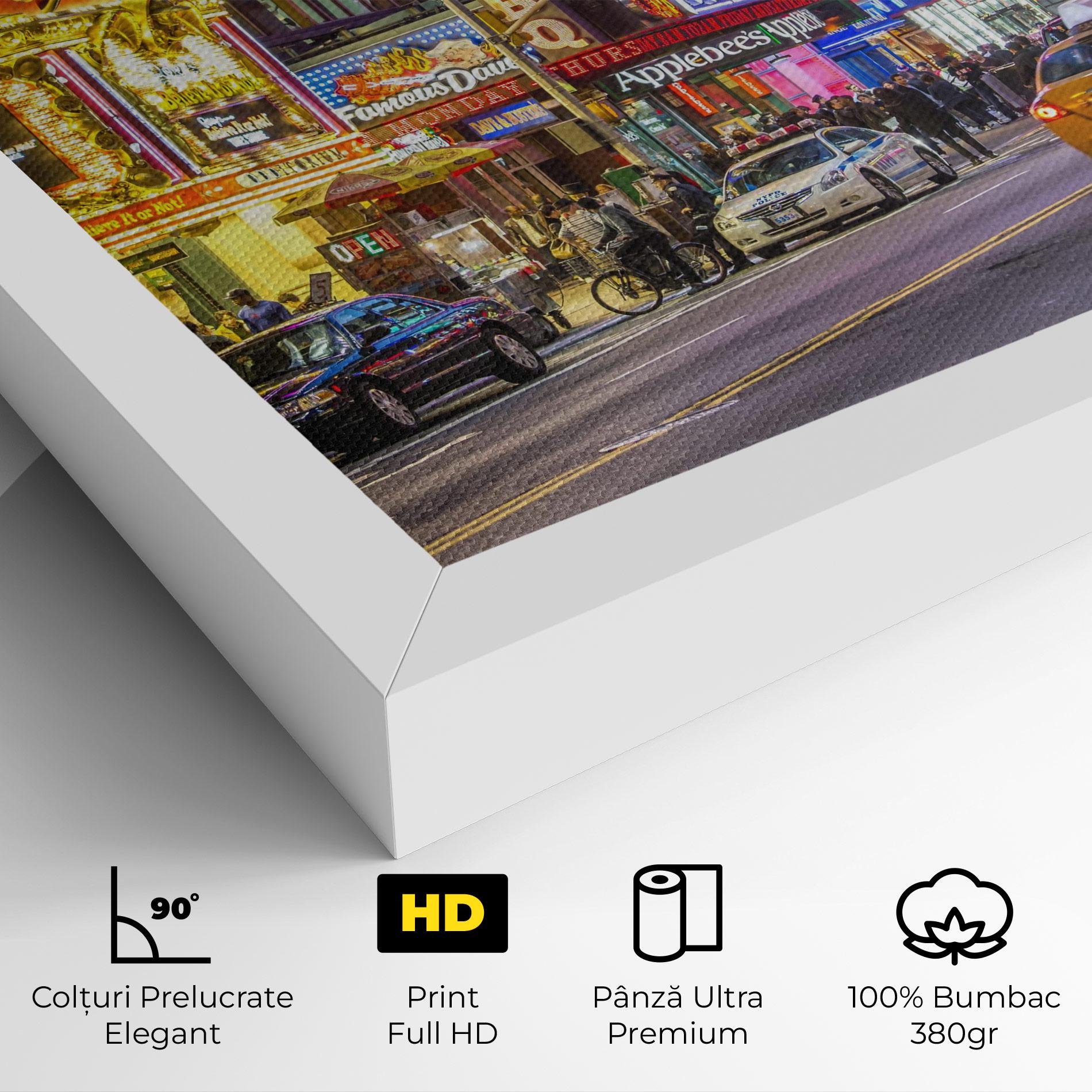 Tablou Canvas New York Lights mockup 4