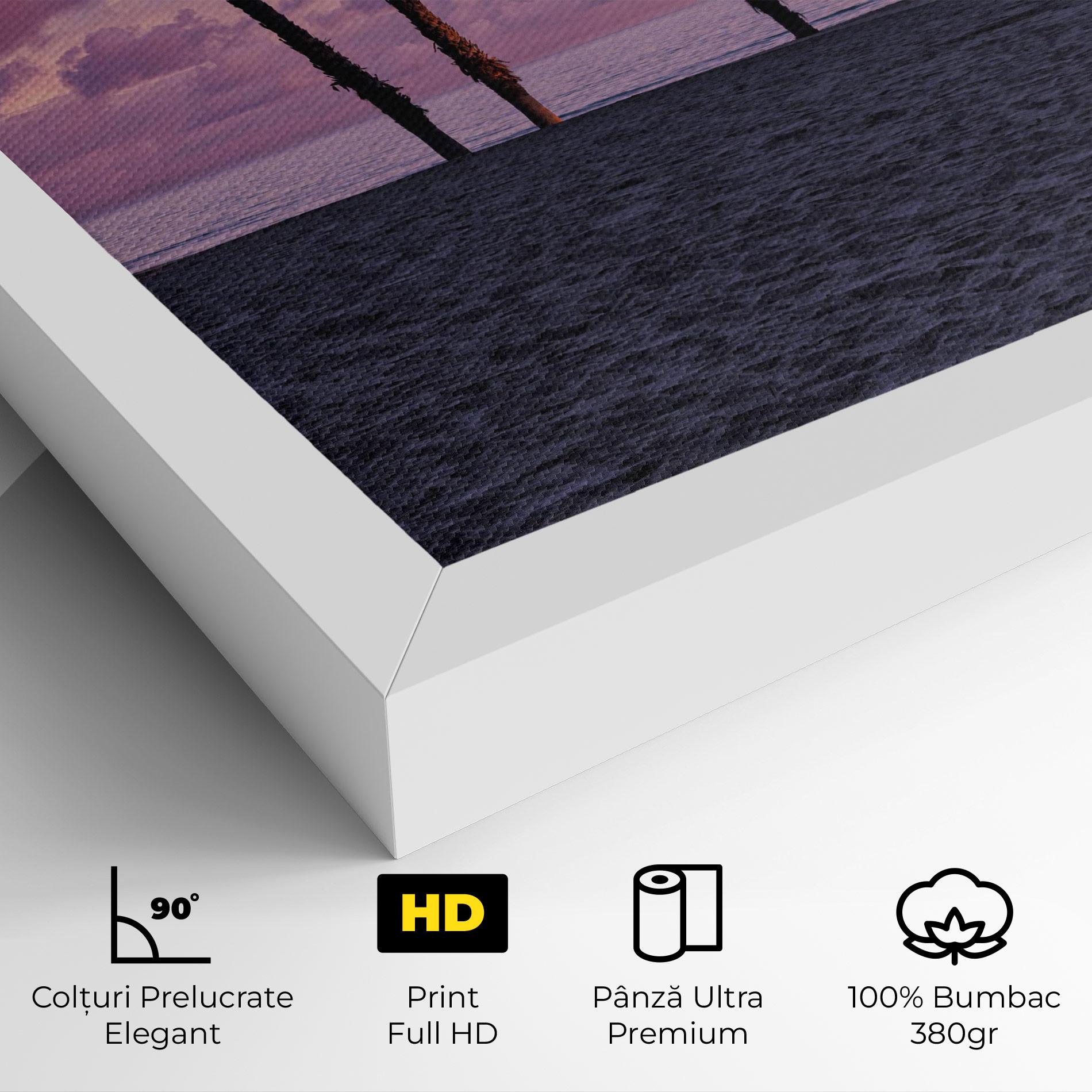 Tablou Canvas Palm Trees Beach mockup 4