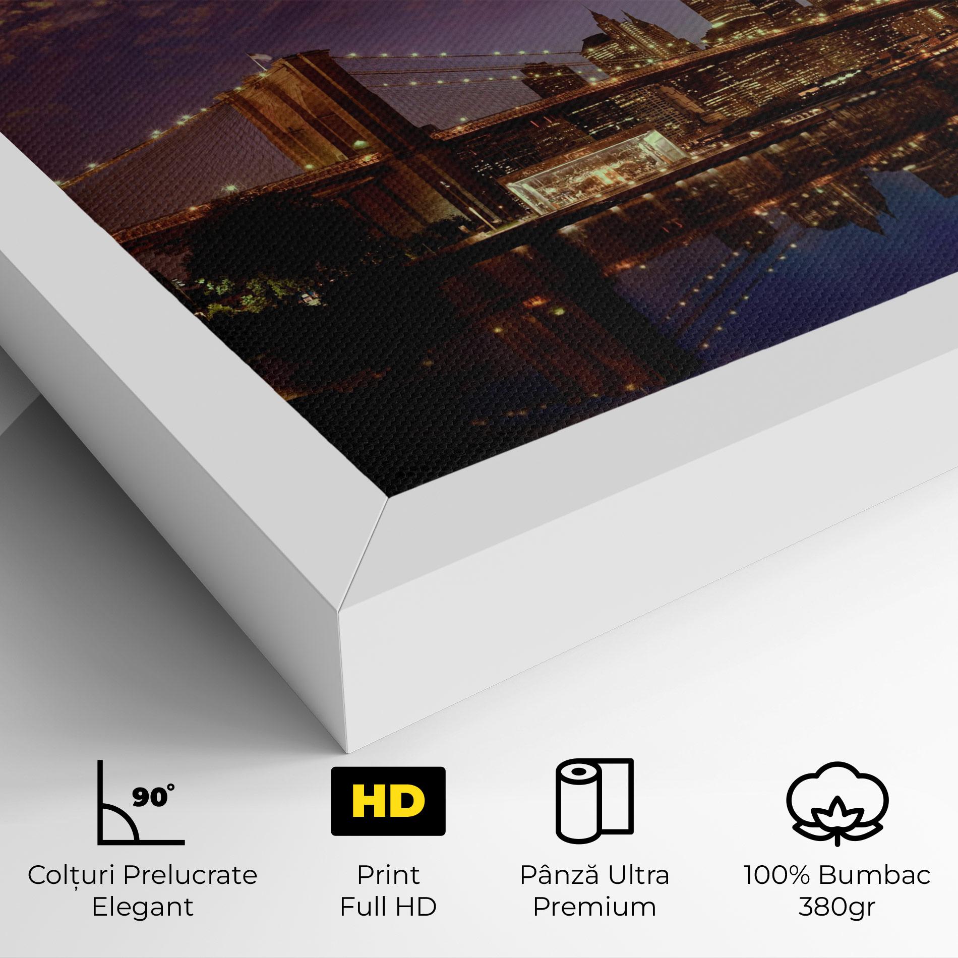 Tablou Canvas Sunset New York mockup 4