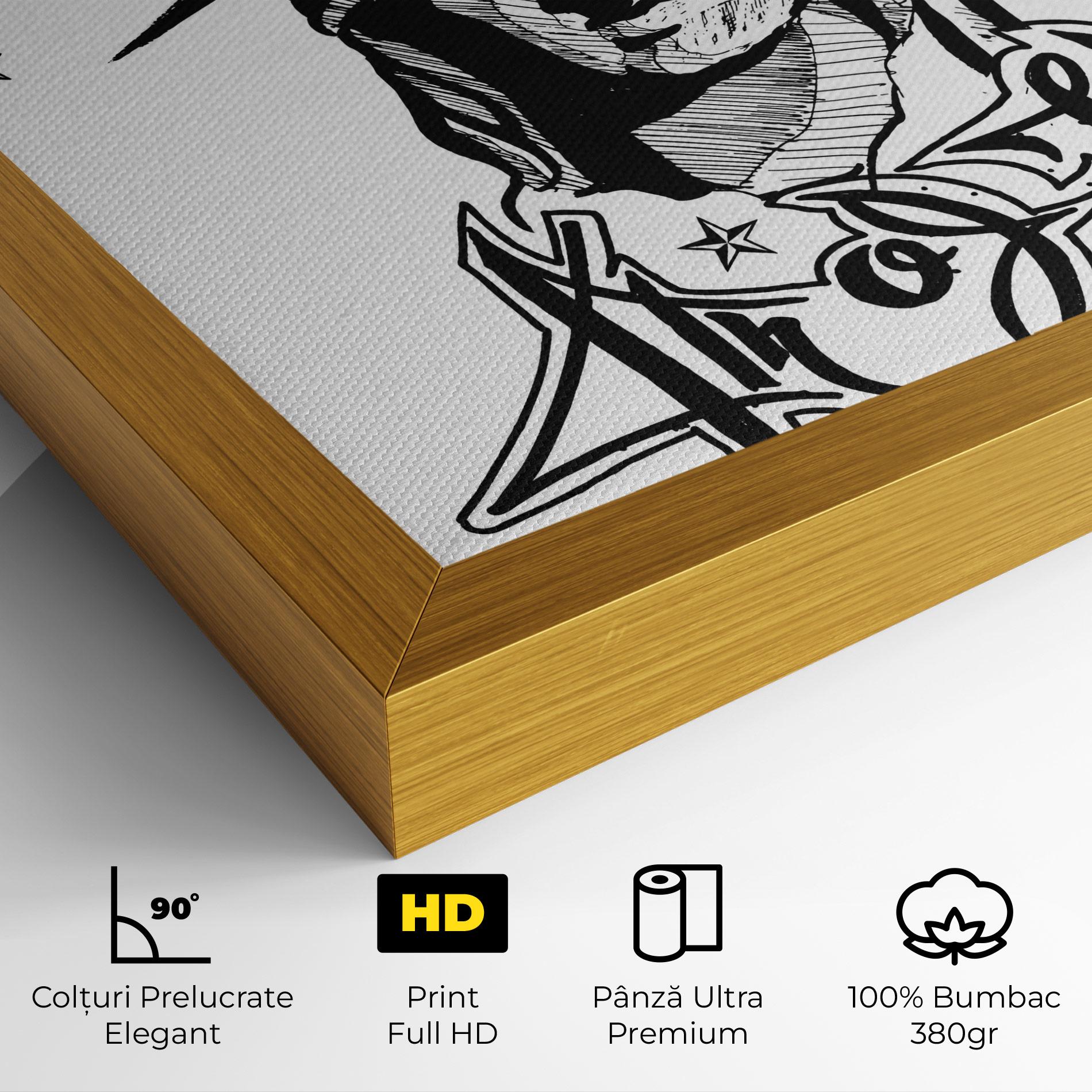 Tablou Canvas Head Of Liberty Statue mockup 4