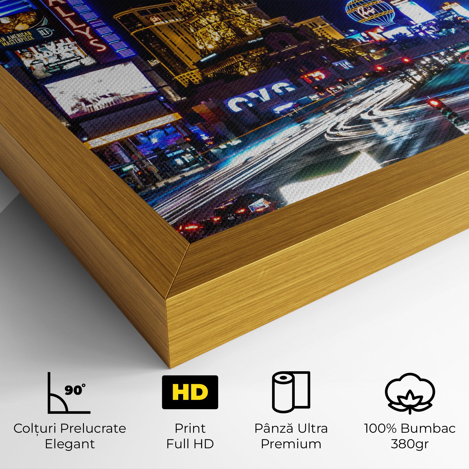 Tablou Canvas Las Vegas Night mockup 4