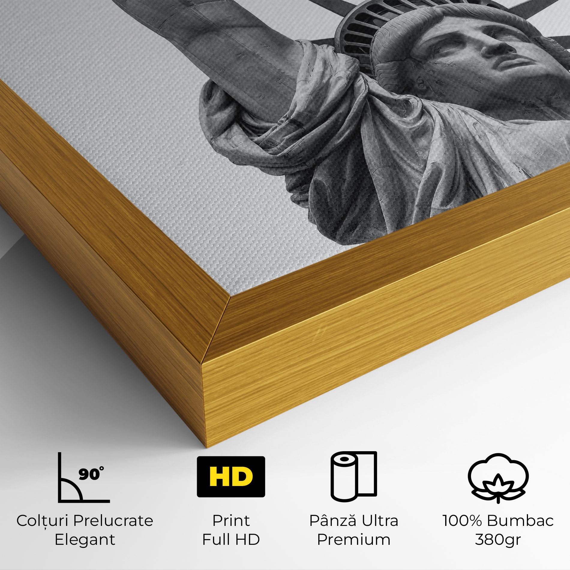 Tablou Canvas Liberty Statue mockup 4