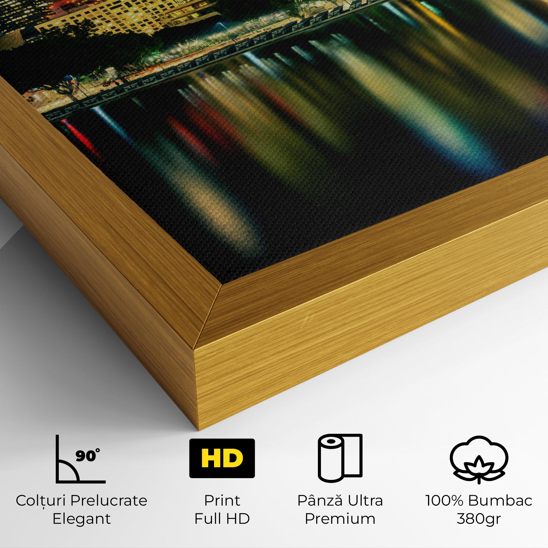 Tablou Canvas Los Angeles Night mockup 4