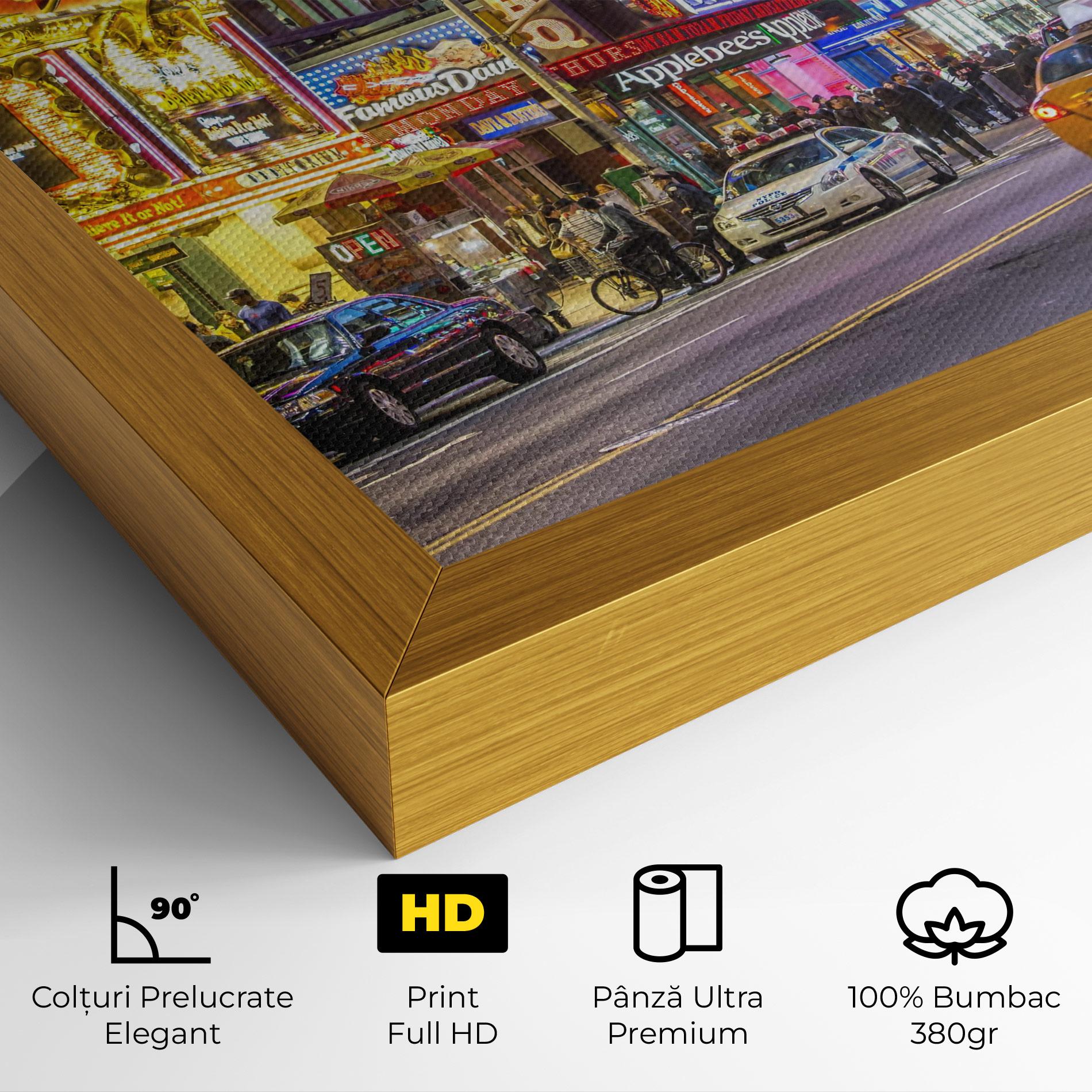 Tablou Canvas New York Lights mockup 4