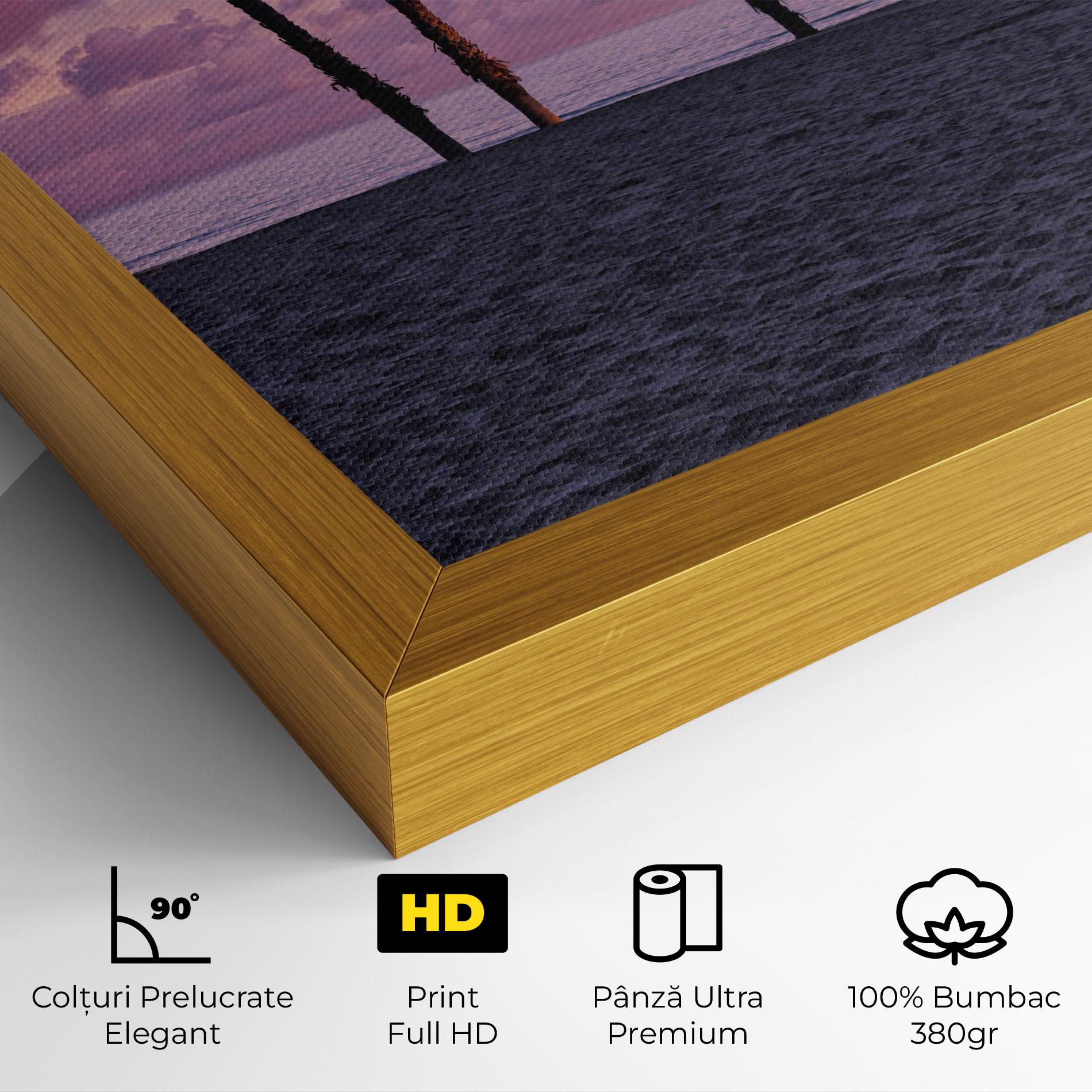 Tablou Canvas Palm Trees Beach mockup 4