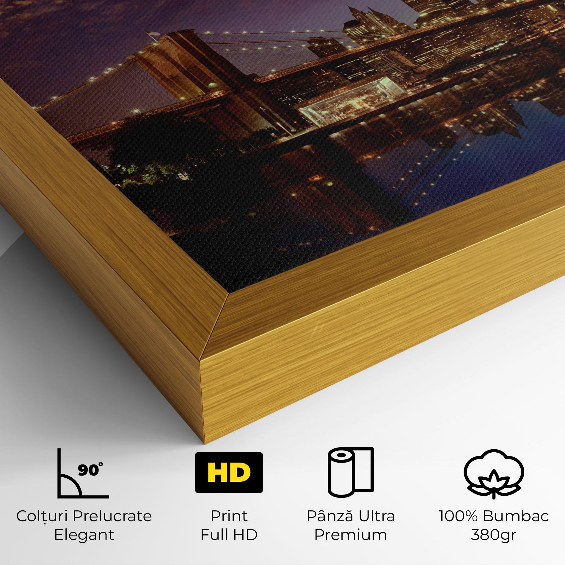 Tablou Canvas Sunset New York mockup 4