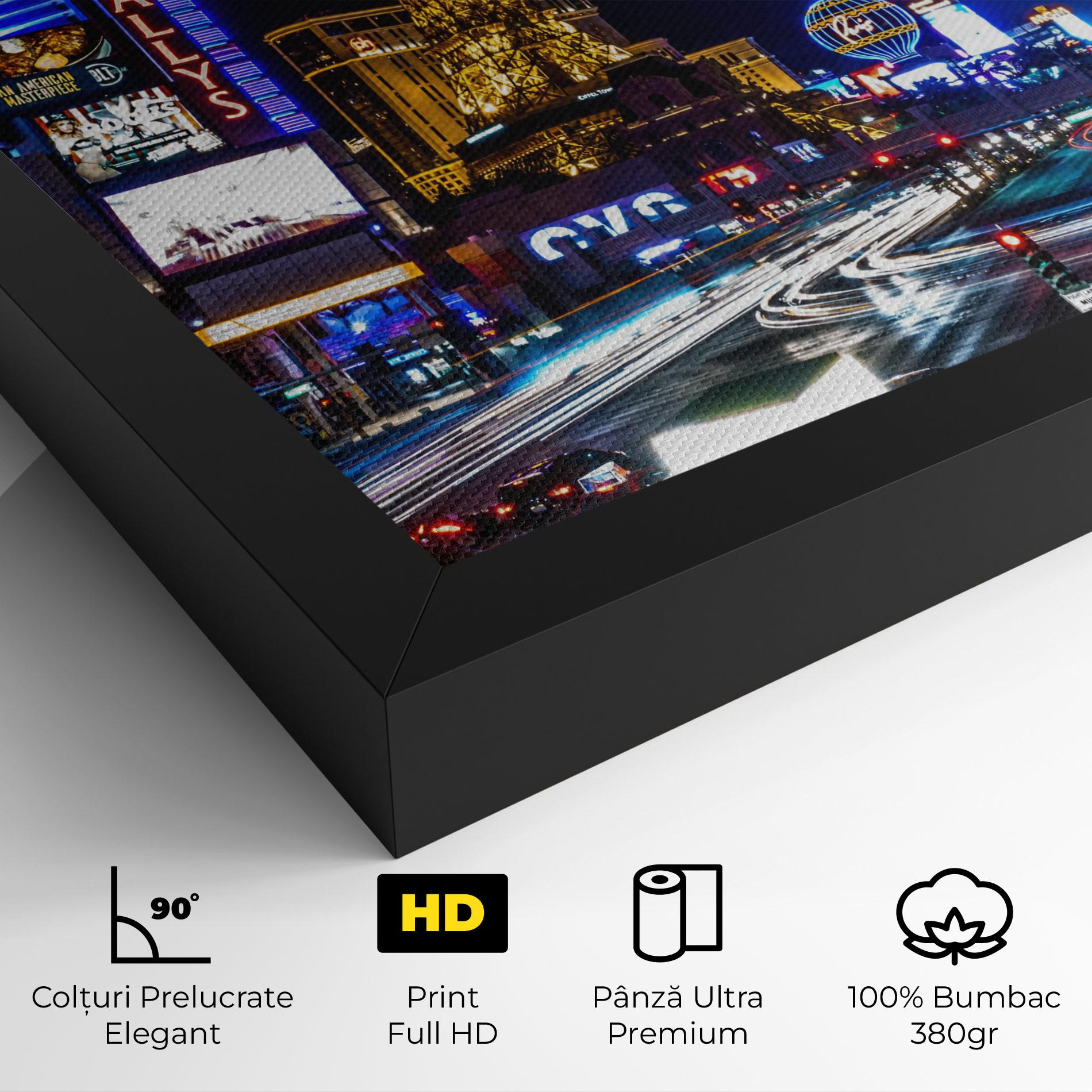 Tablou Canvas Las Vegas Night mockup 4