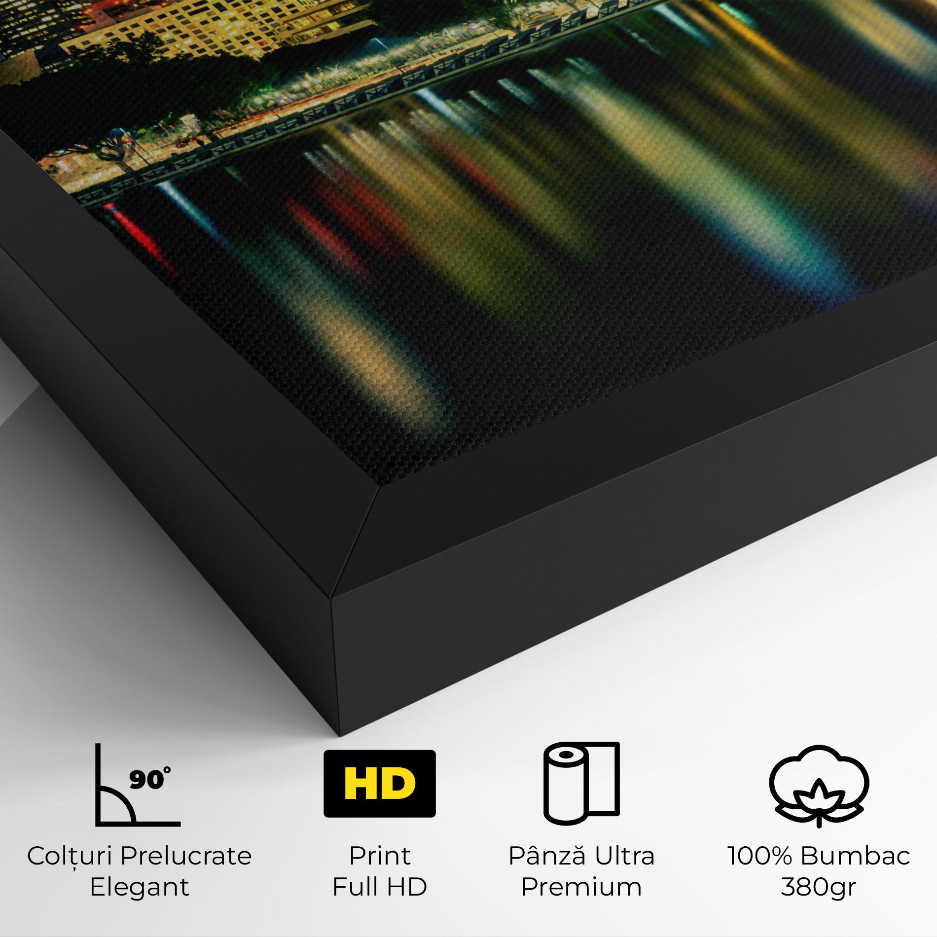 Tablou Canvas Los Angeles Night mockup 4