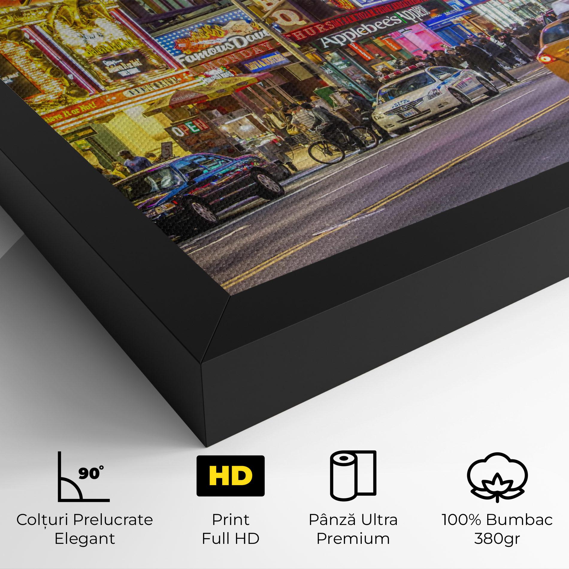 Tablou Canvas New York Lights mockup 4