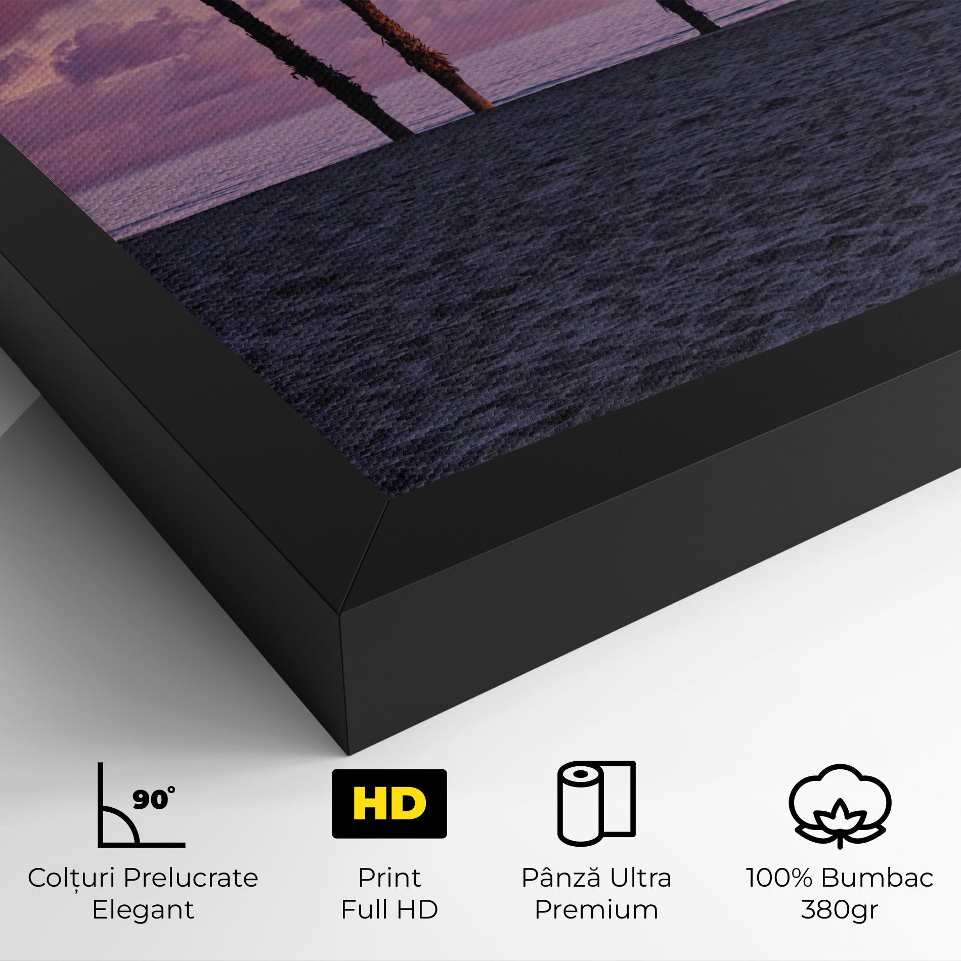 Tablou Canvas Palm Trees Beach mockup 4