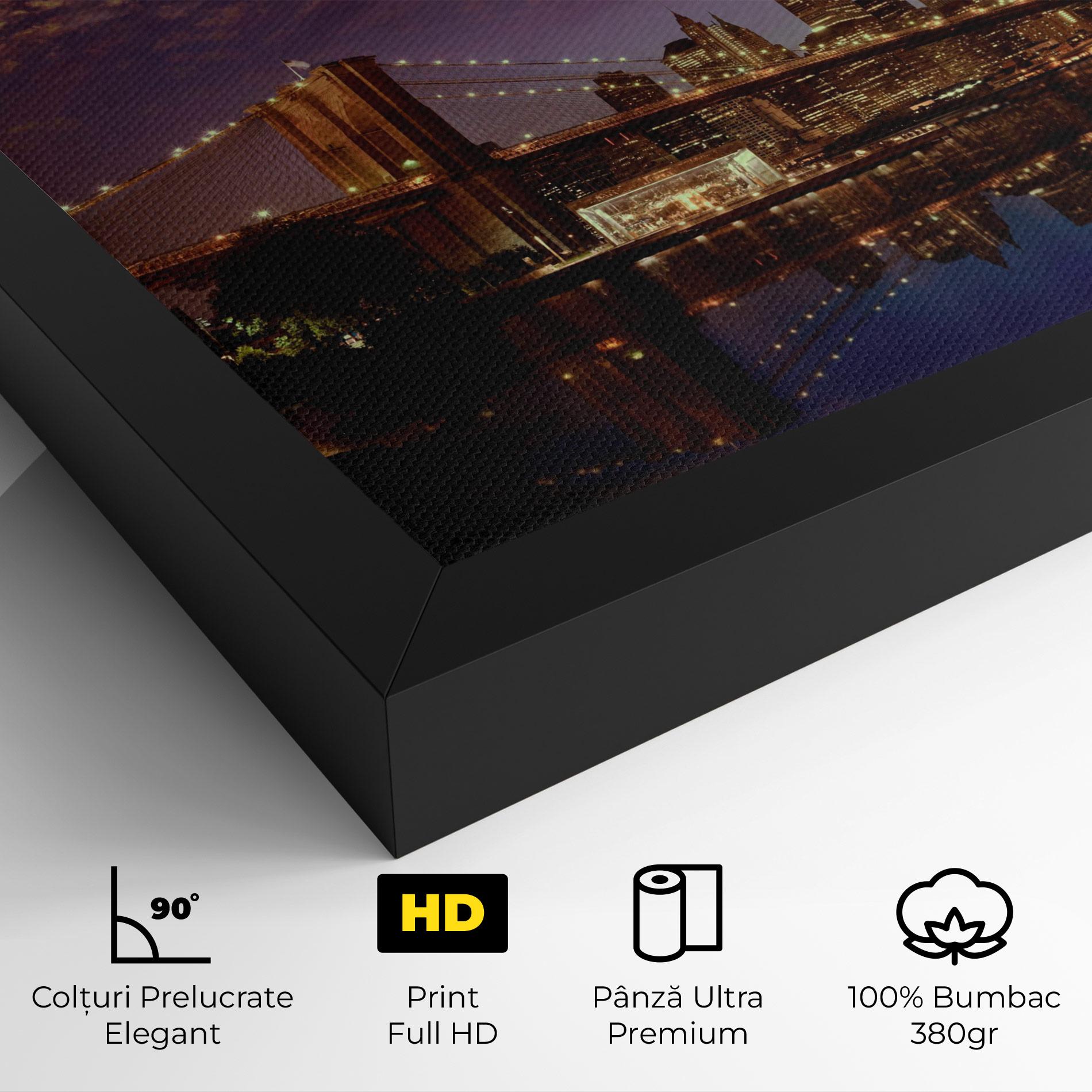 Tablou Canvas Sunset New York mockup 4