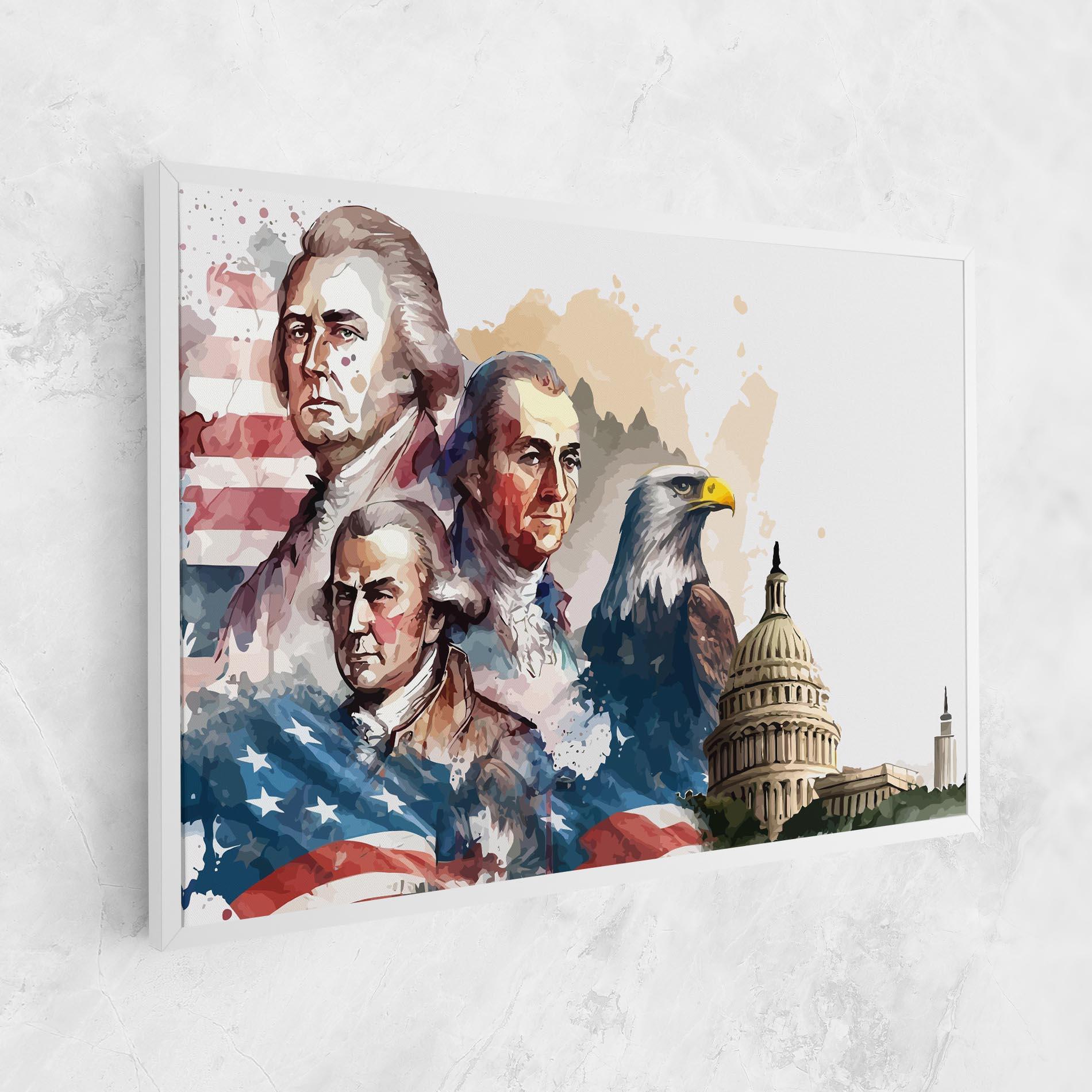 Tablou Canvas American Flag Art mockup 1