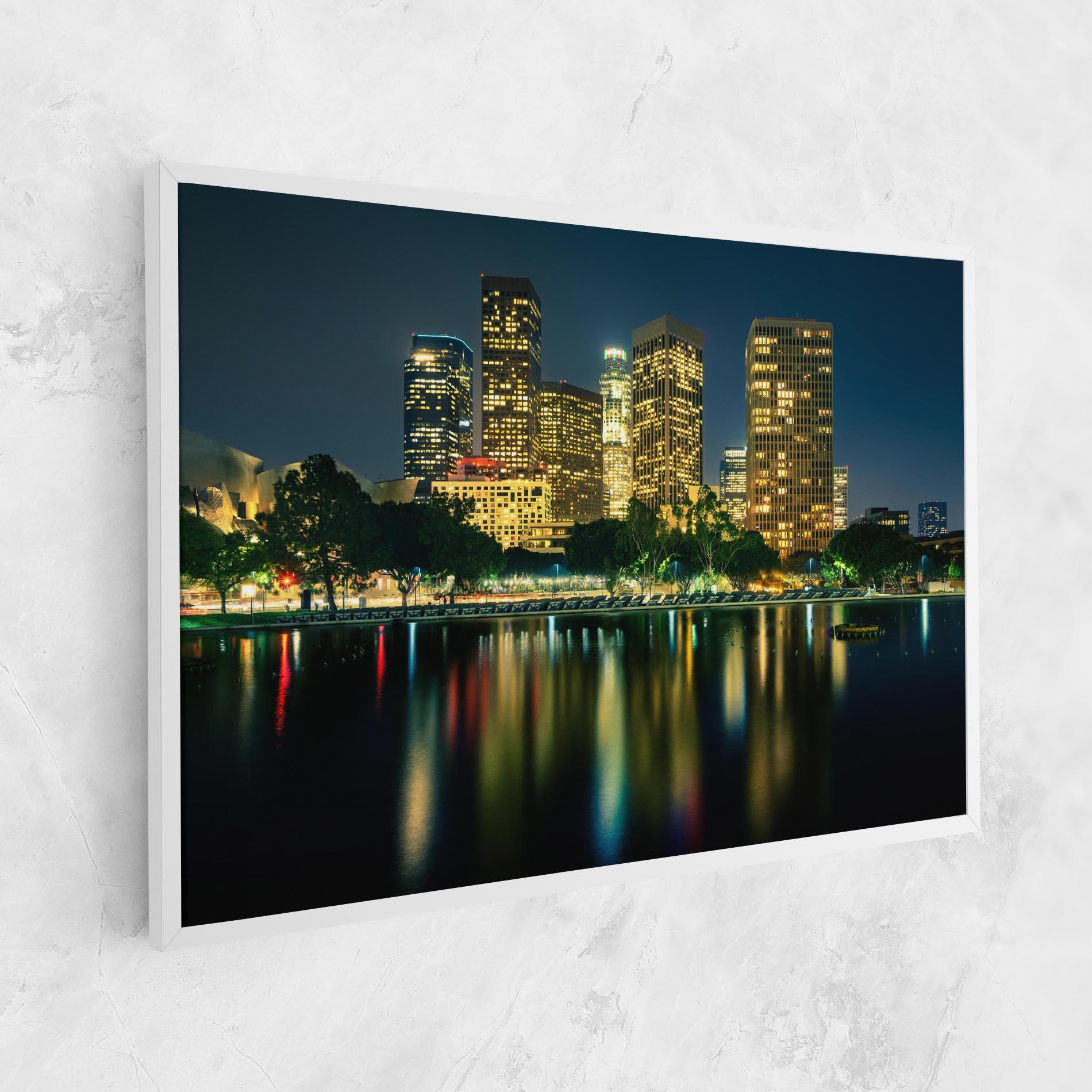 Tablou Canvas Los Angeles Night mockup 1