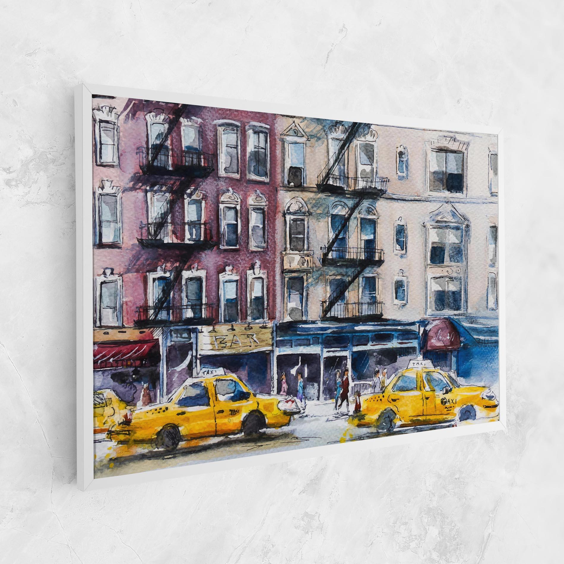 Tablou Canvas Newyork Taxi mockup 1