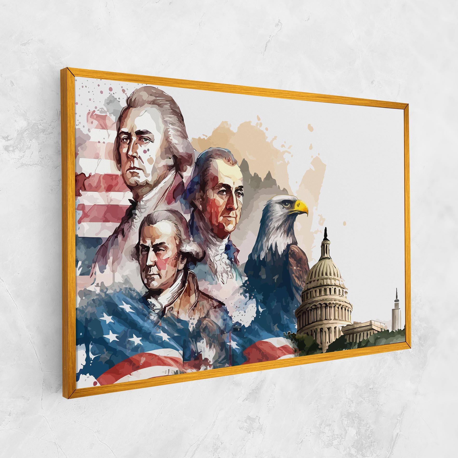 Tablou Canvas American Flag Art mockup 1