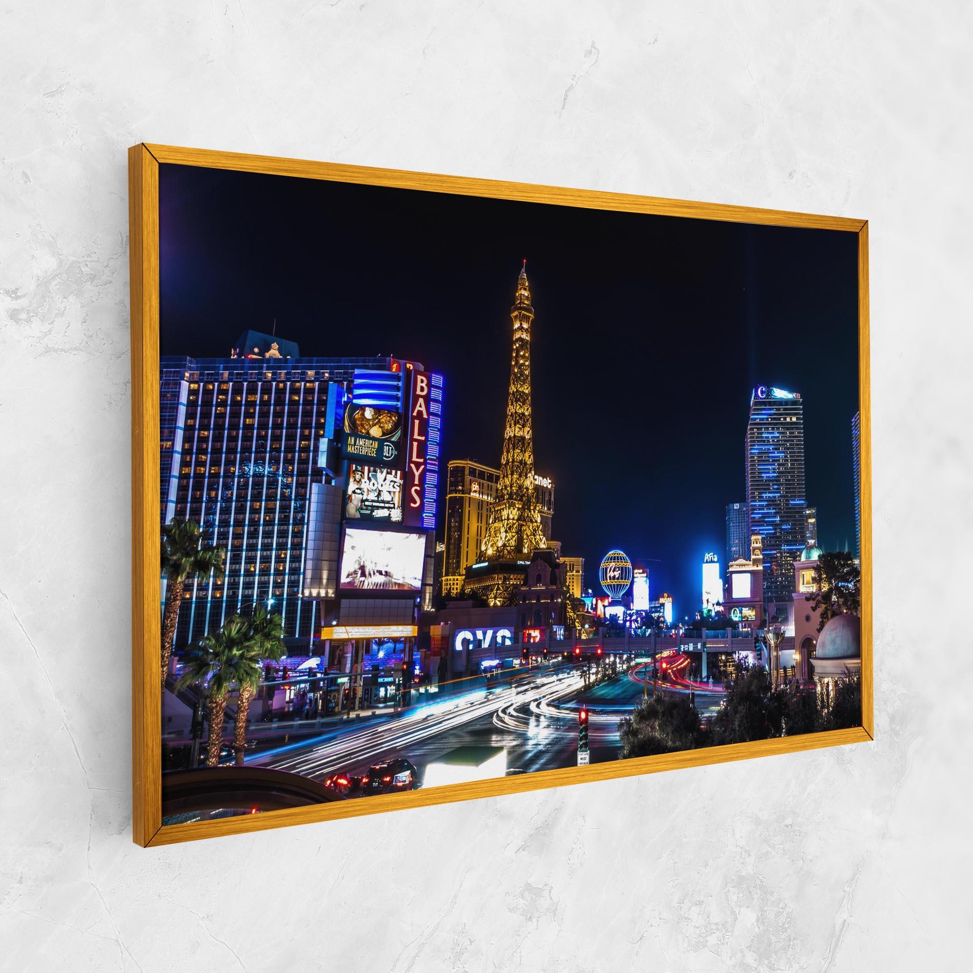 Tablou Canvas Las Vegas Night mockup 1