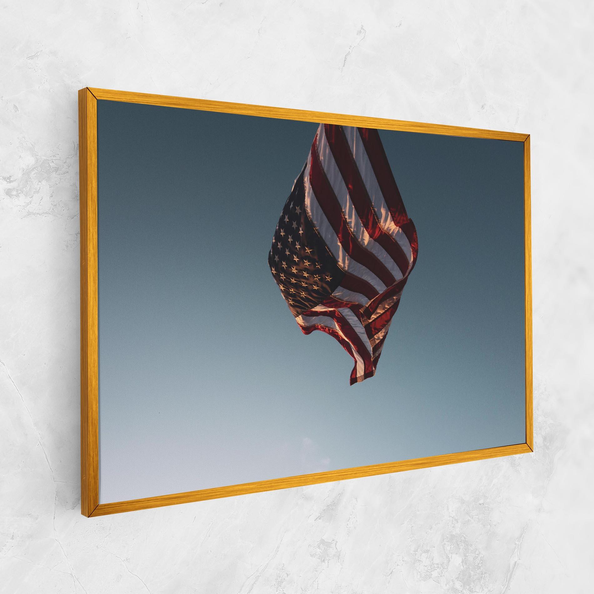 Tablou Canvas Usa Flag mockup 1