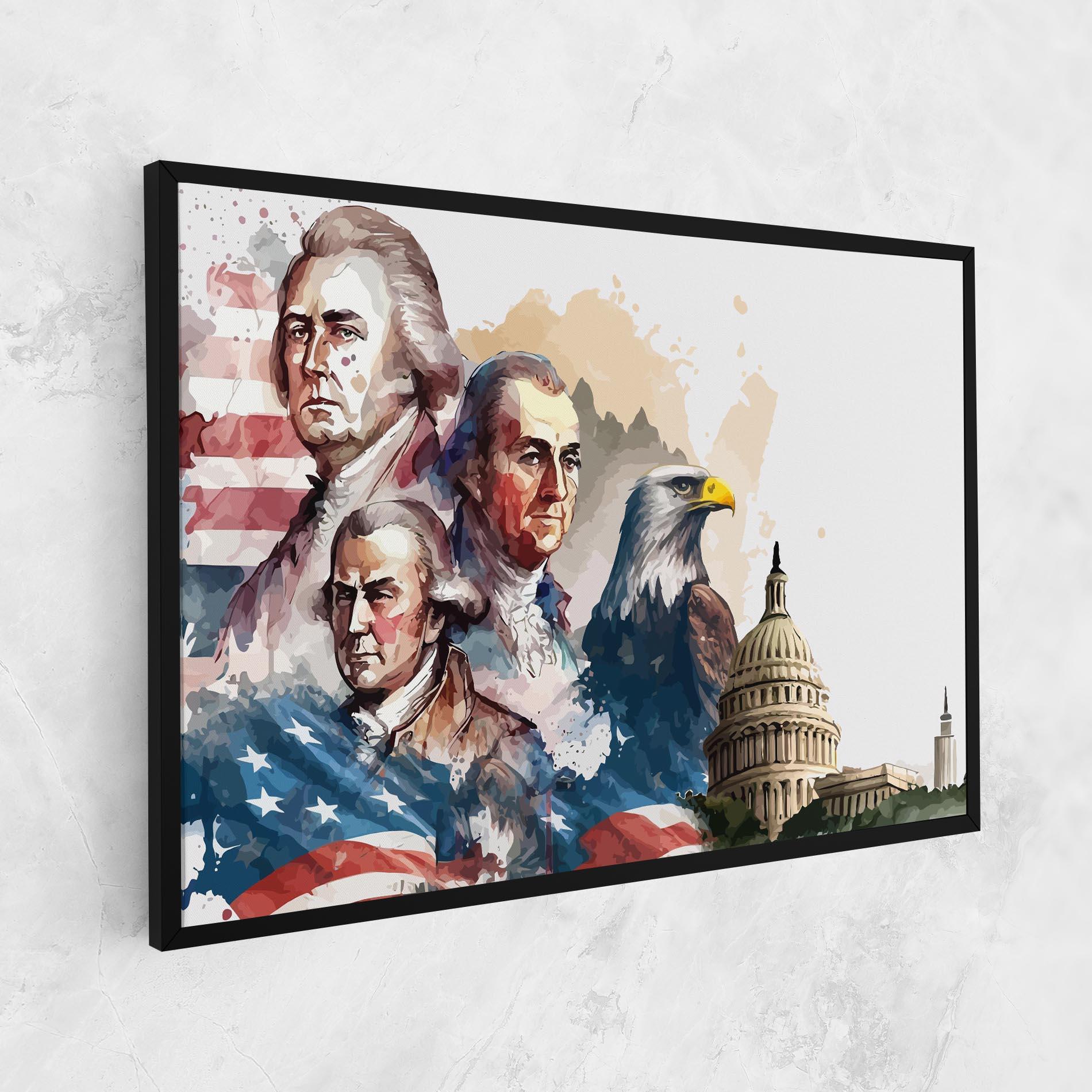Tablou Canvas American Flag Art mockup 1