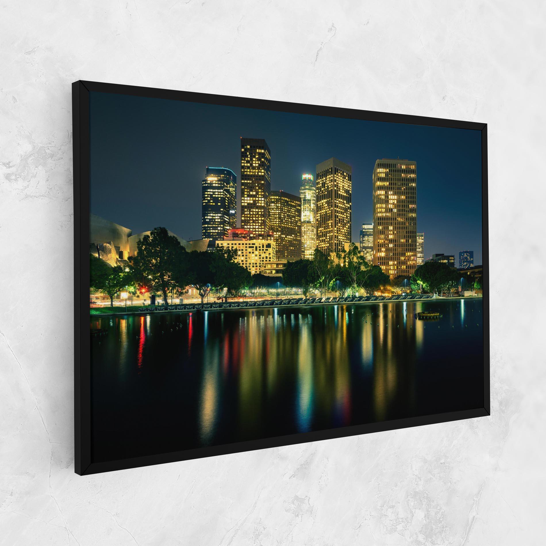 Tablou Canvas Los Angeles Night mockup 1