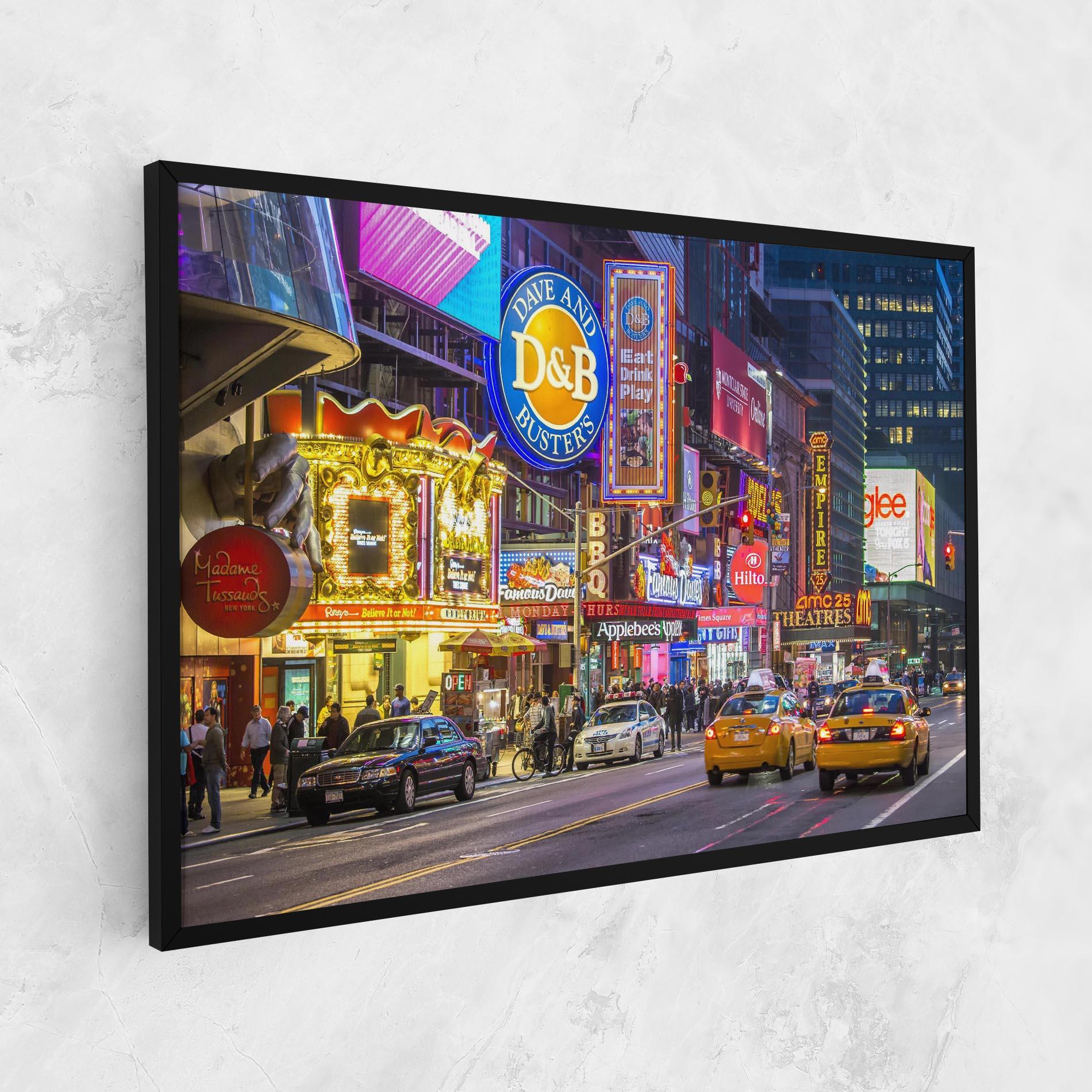 Tablou Canvas New York Lights mockup 1