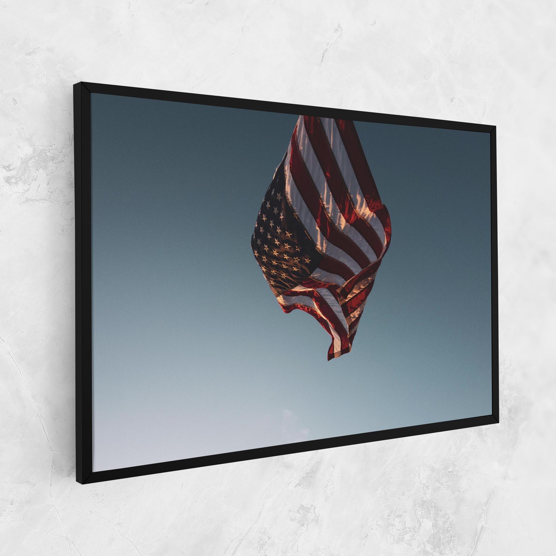 Tablou Canvas Usa Flag mockup 1