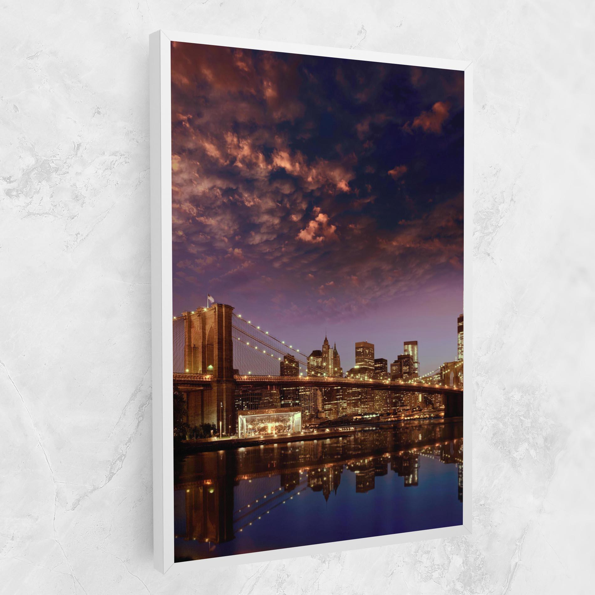 Tablou Canvas Sunset New York mockup 1