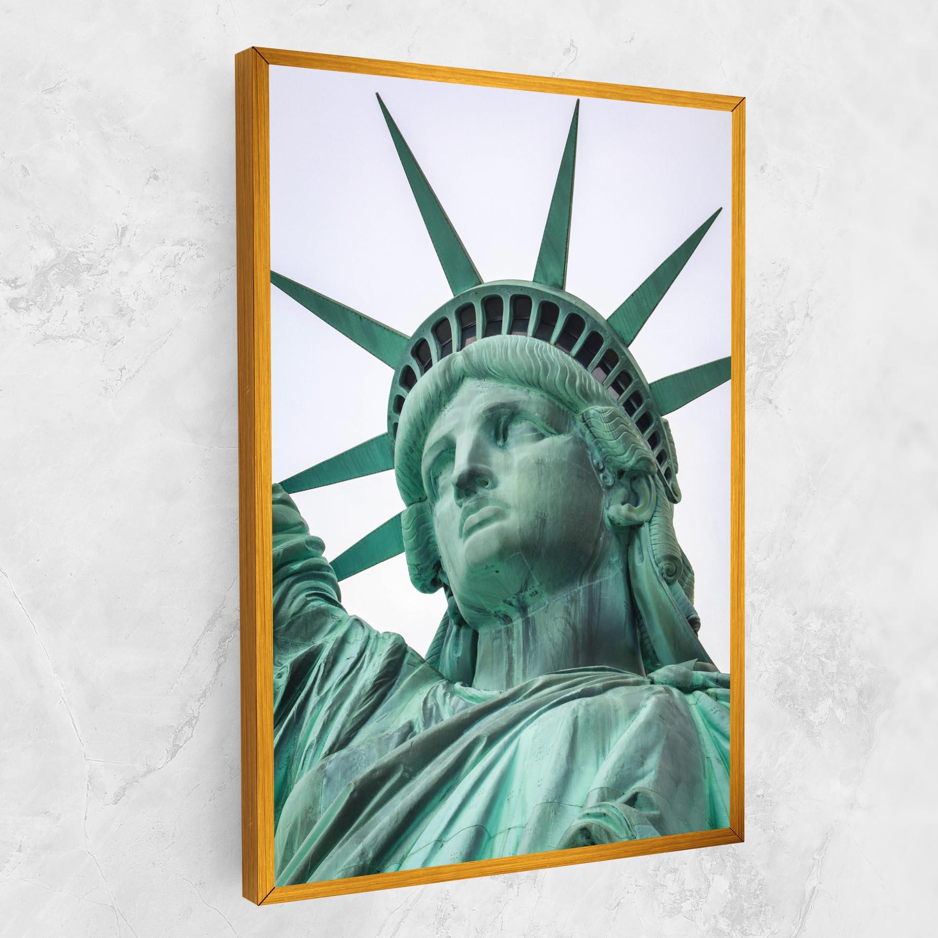 Tablou Canvas Statue Of Liberty Head mockup 1