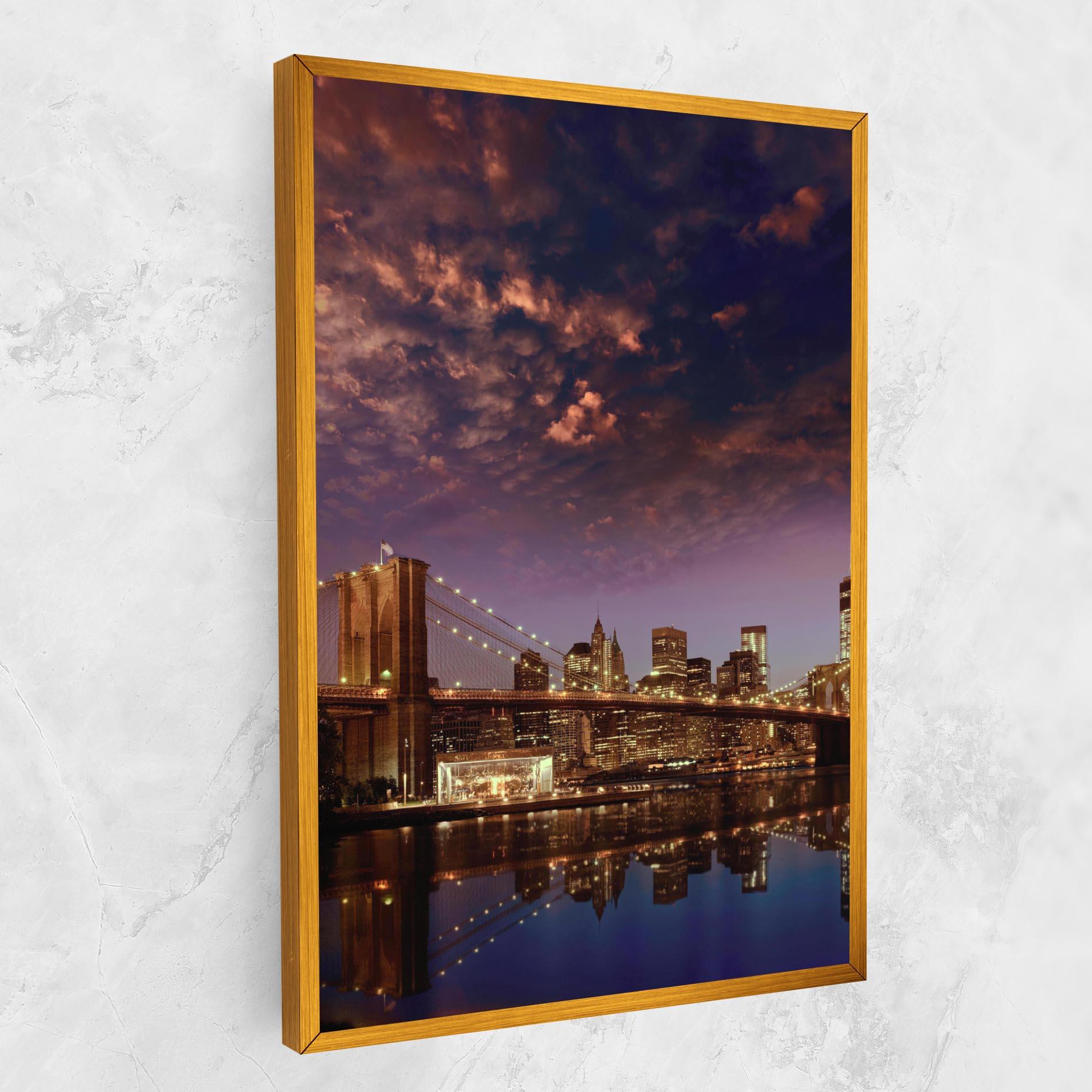 Tablou Canvas Sunset New York mockup 1