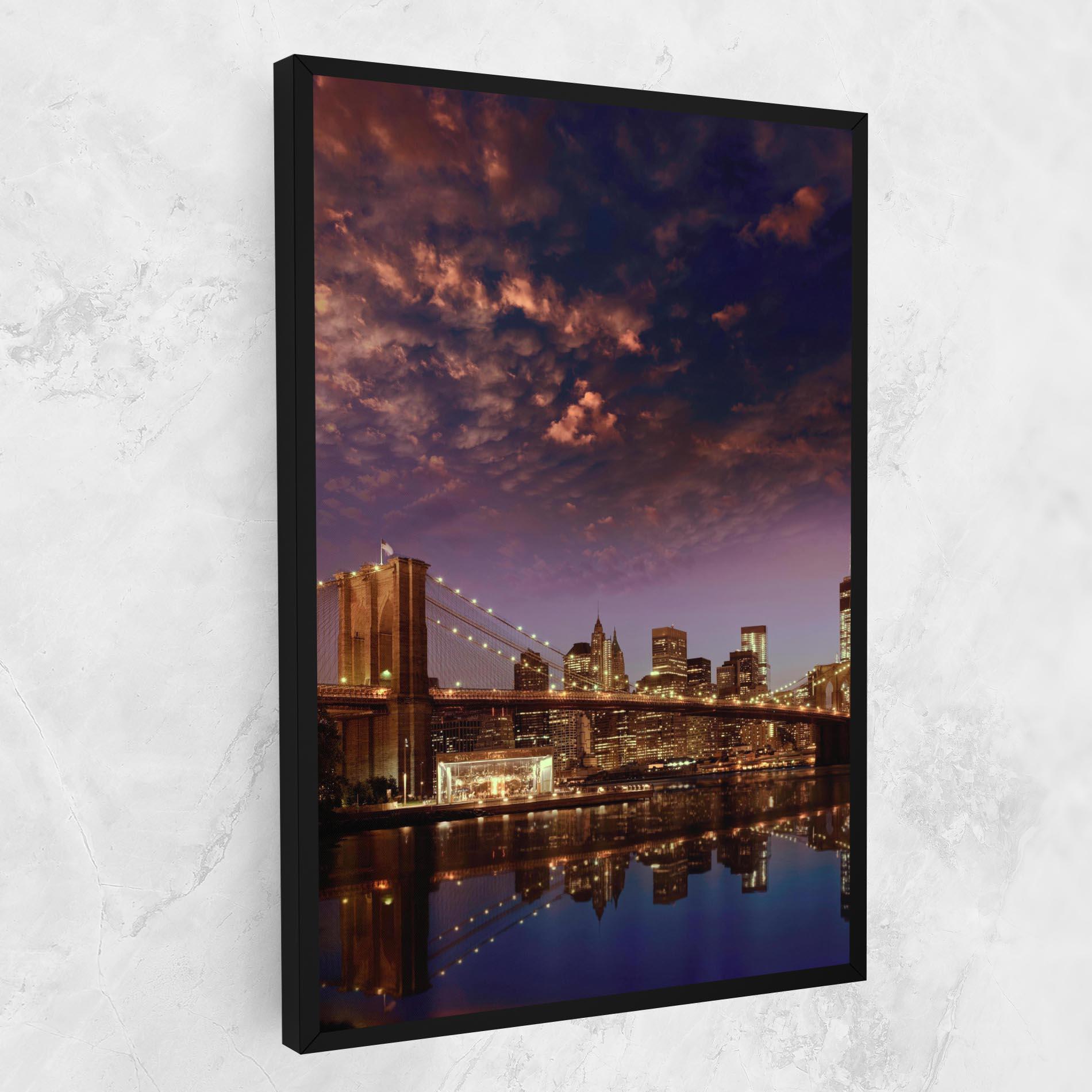 Tablou Canvas Sunset New York mockup 1