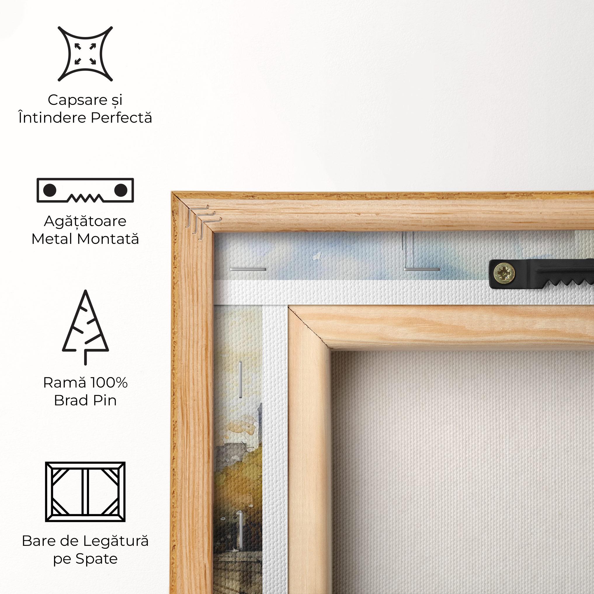 Tablou Canvas City Skyline Painting mockup 5