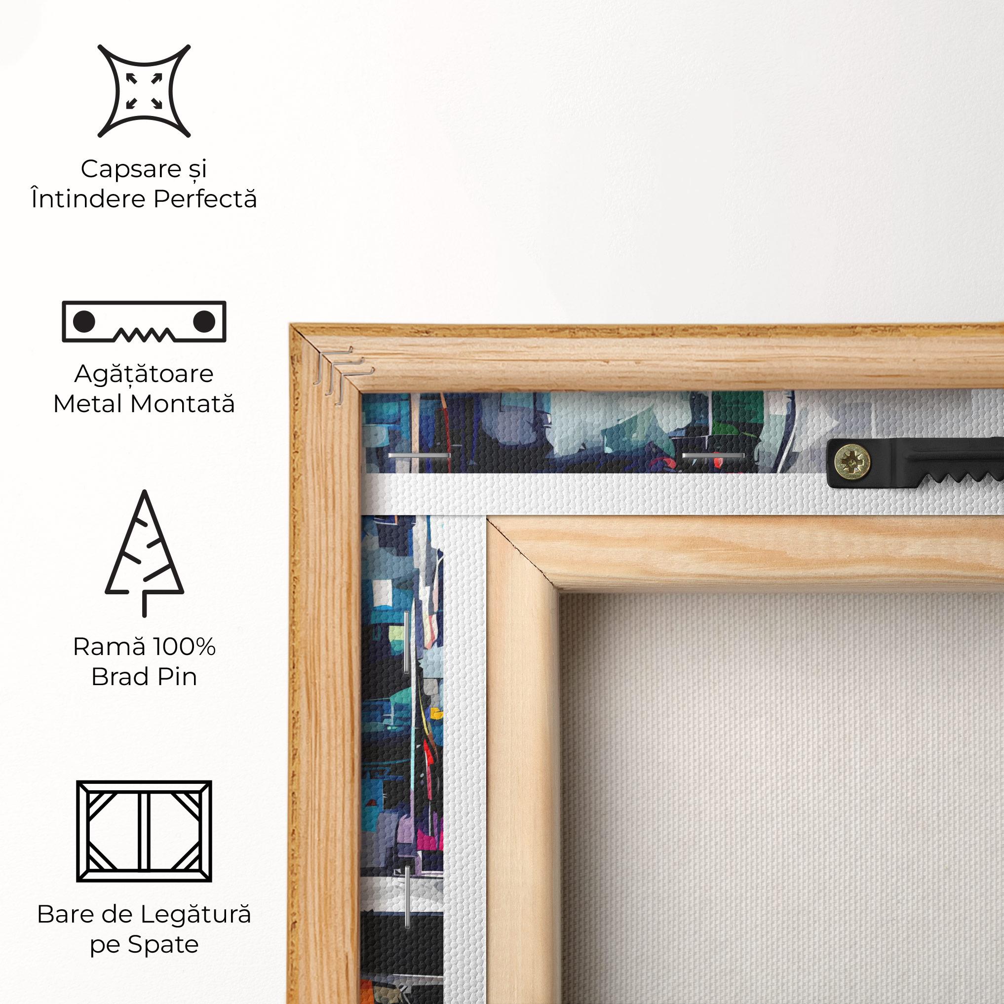 Tablou Canvas Grunge City Street mockup 5