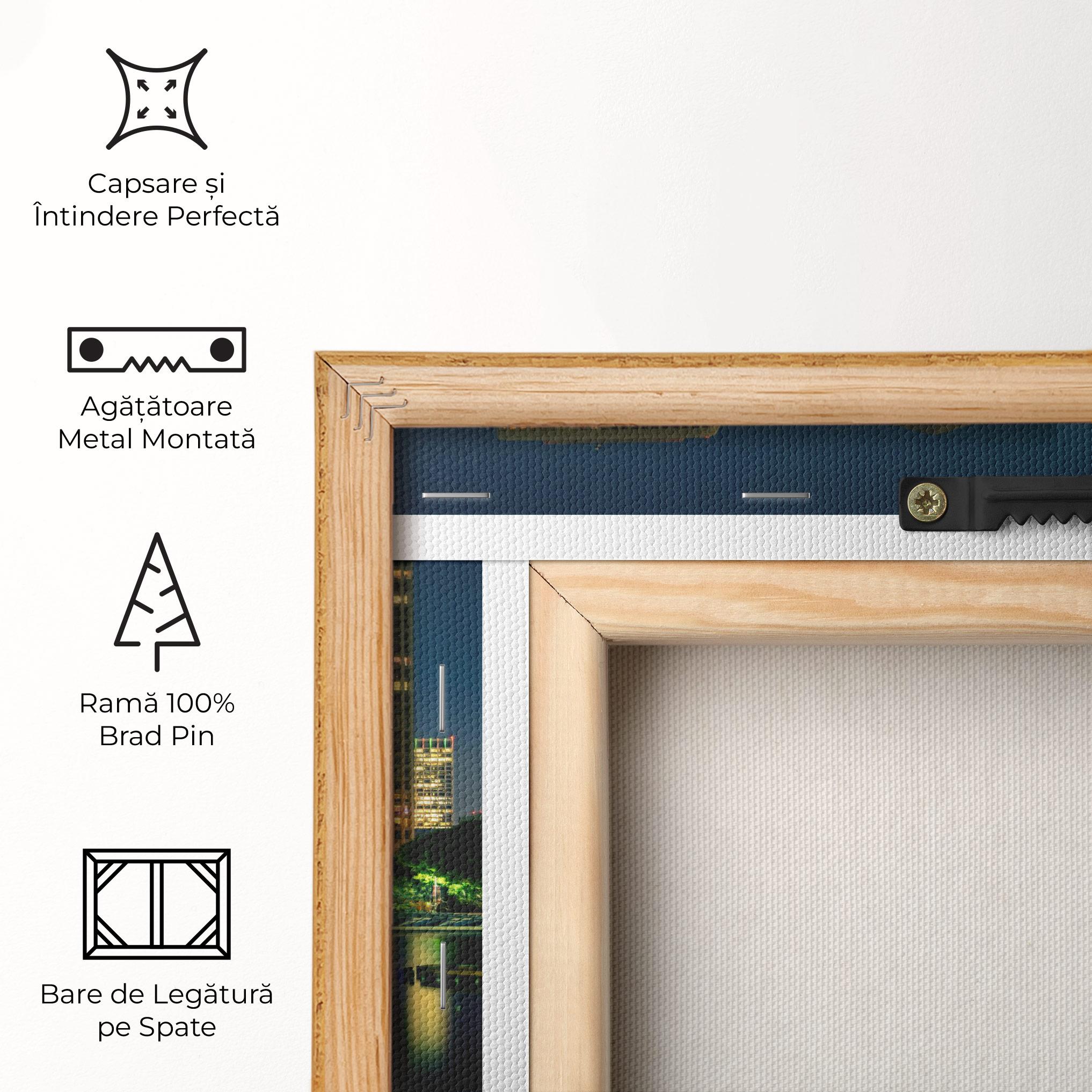 Tablou Canvas Los Angeles Night mockup 5