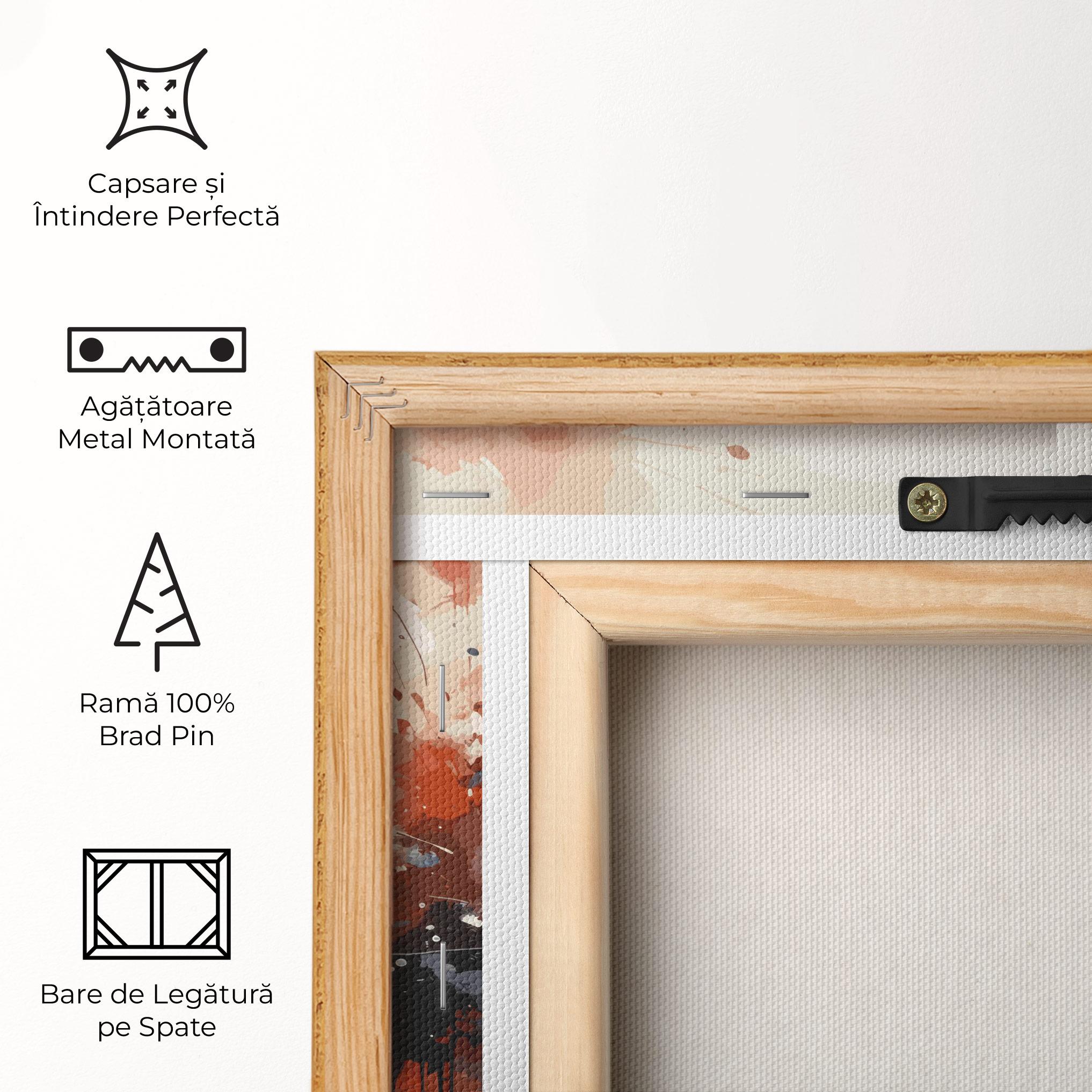 Tablou Canvas Red Blue Liberty Statue mockup 5