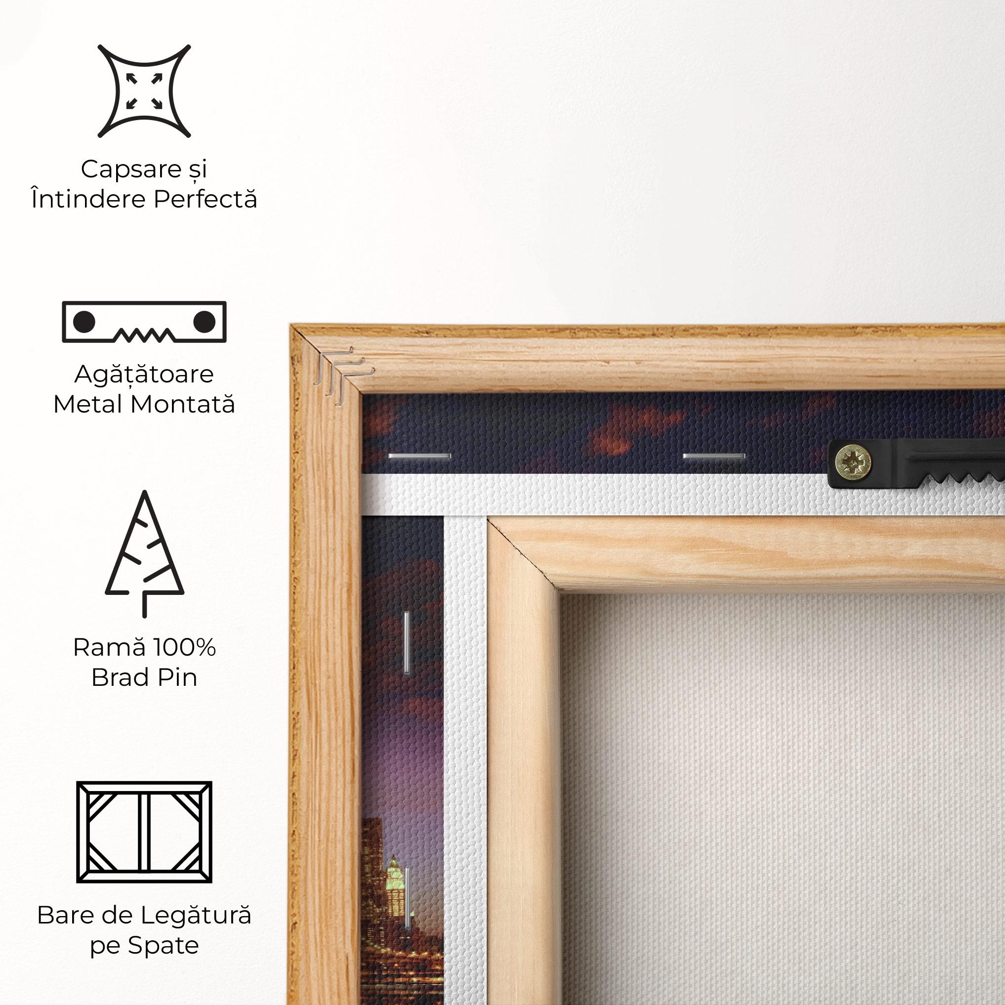 Tablou Canvas Sunset New York mockup 5