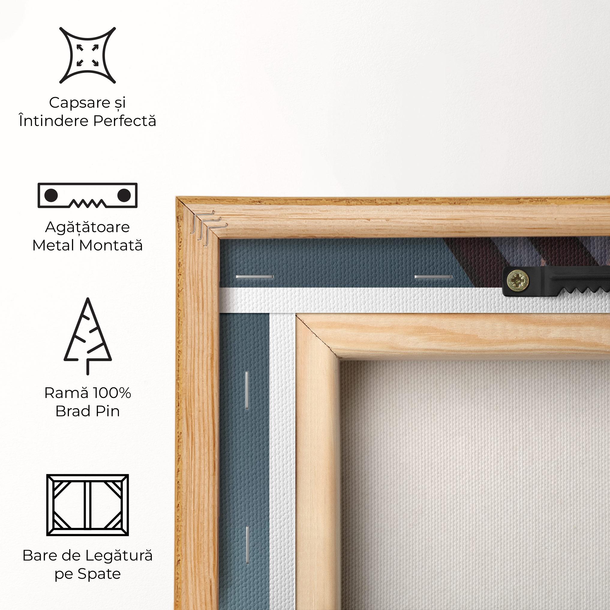 Tablou Canvas Usa Flag mockup 5