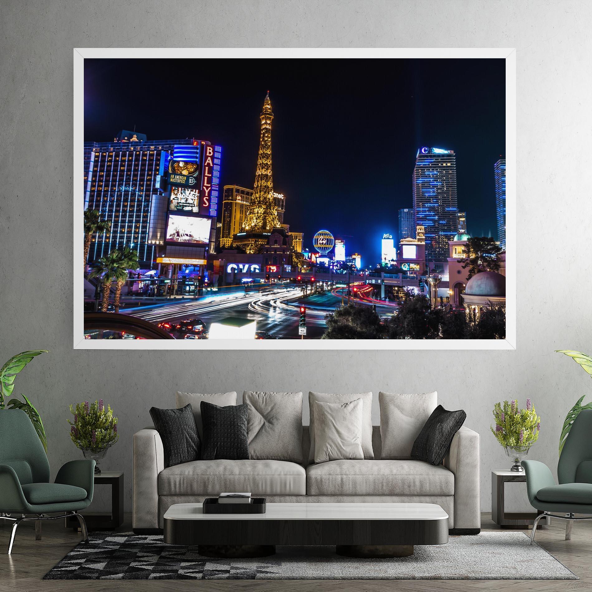 Tablou Canvas Las Vegas Night mockup 7