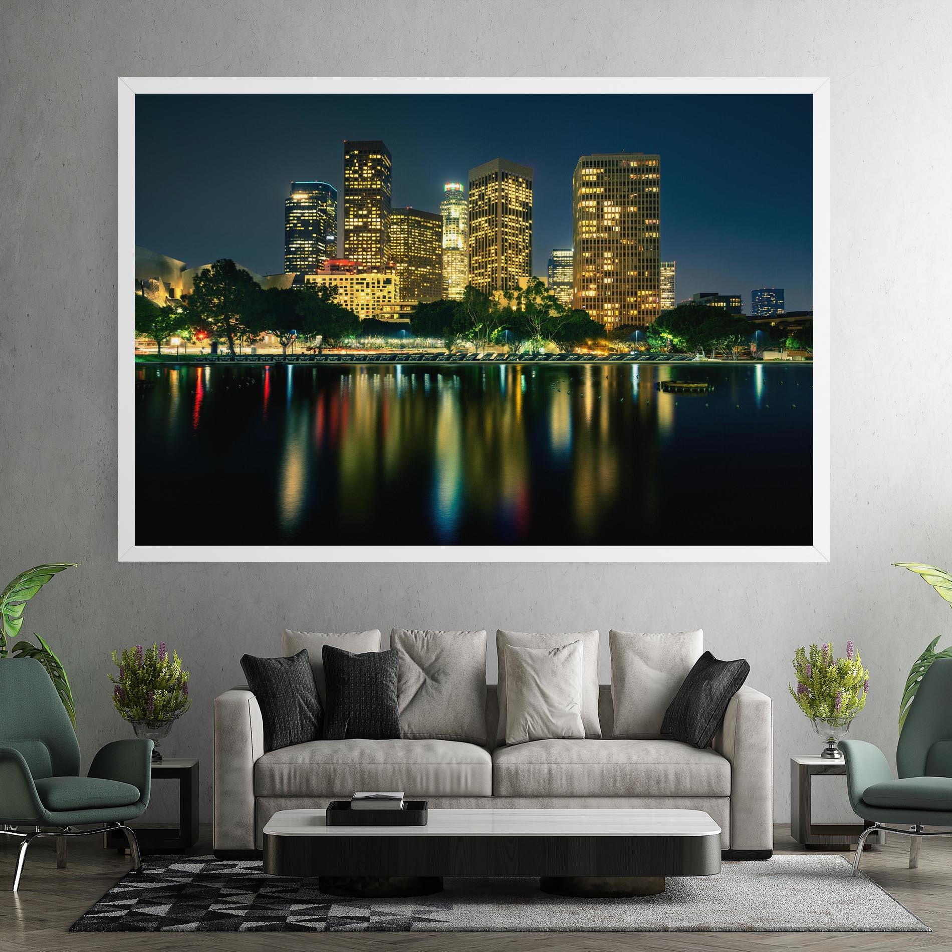 Tablou Canvas Los Angeles Night mockup 7