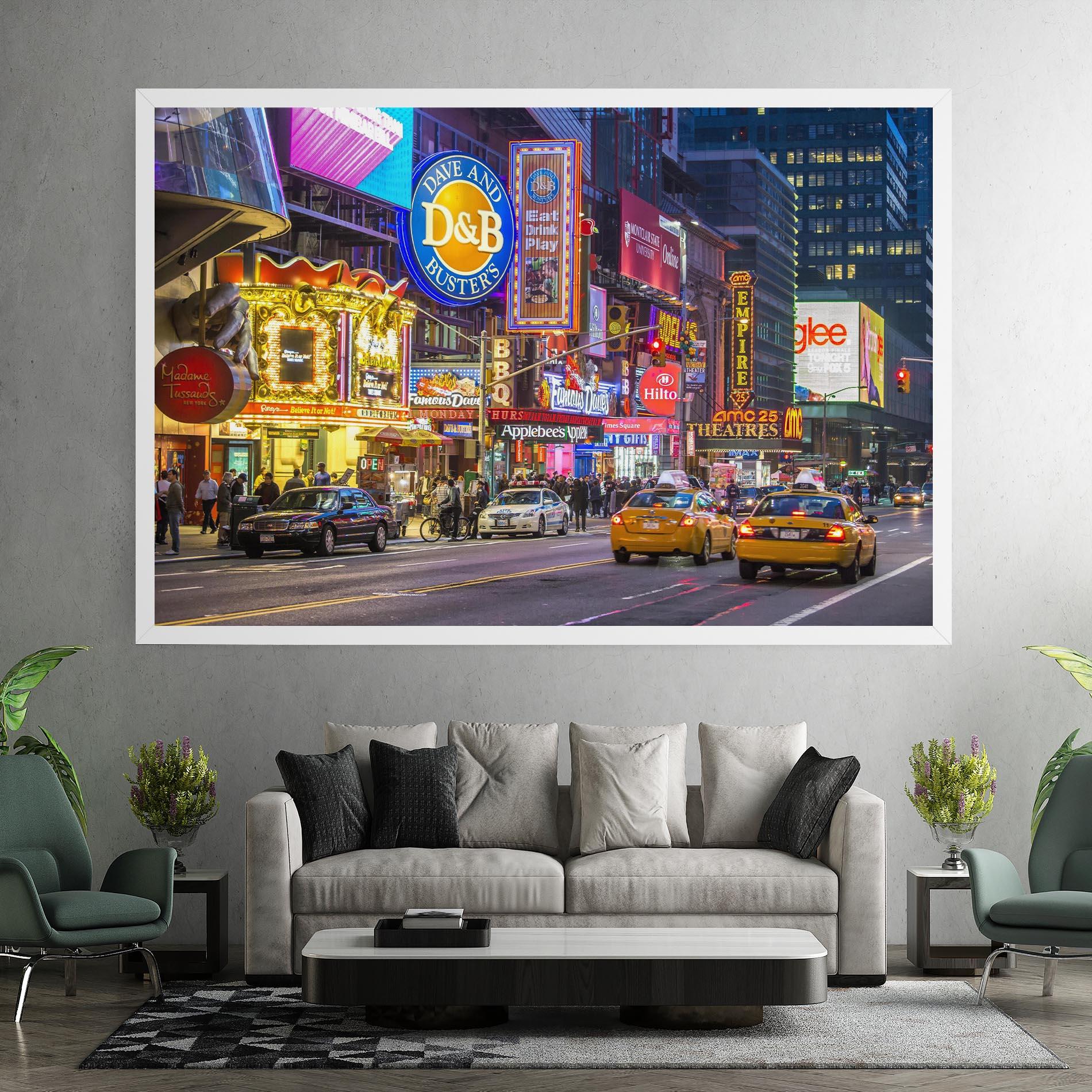 Tablou Canvas New York Lights mockup 7