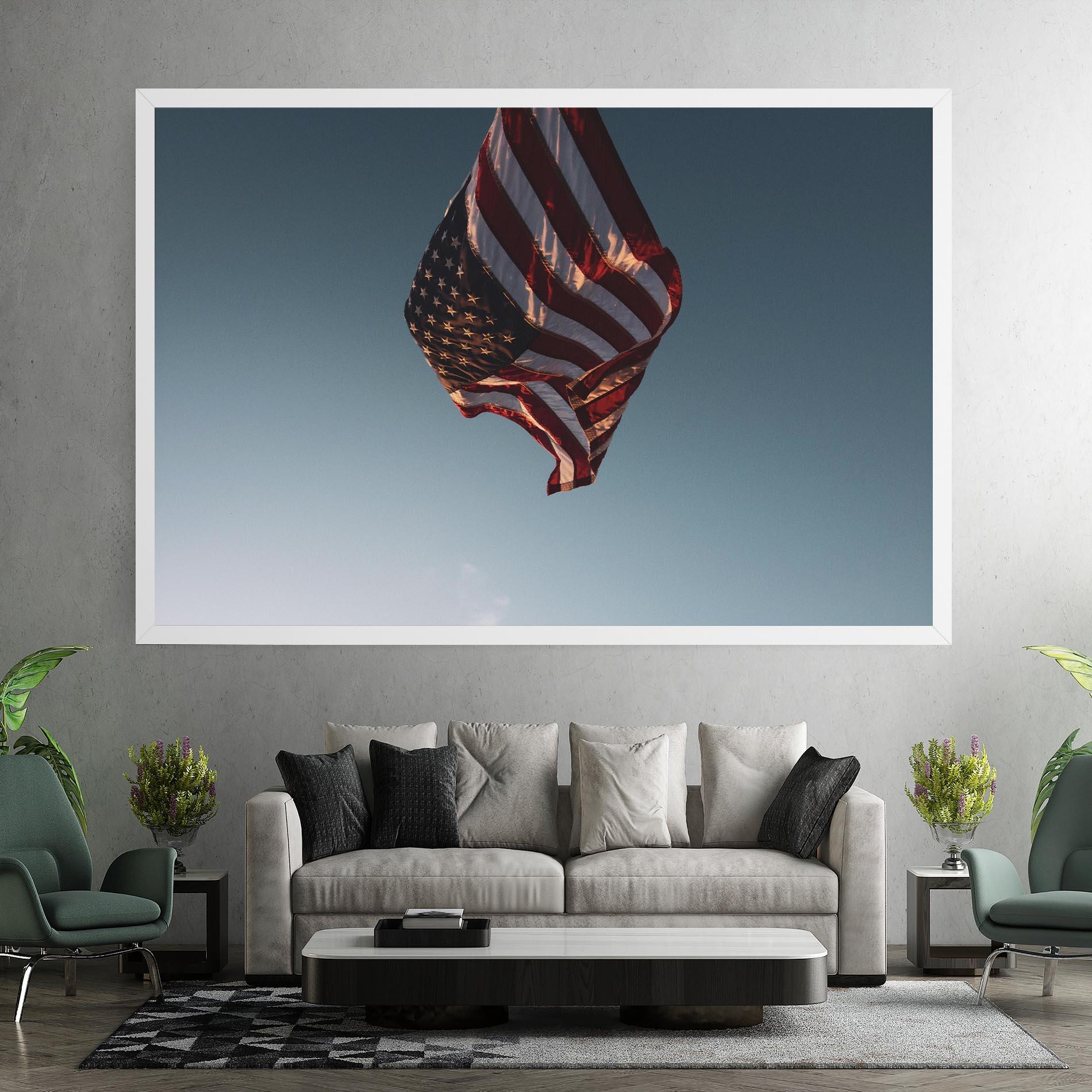 Tablou Canvas Usa Flag mockup 7