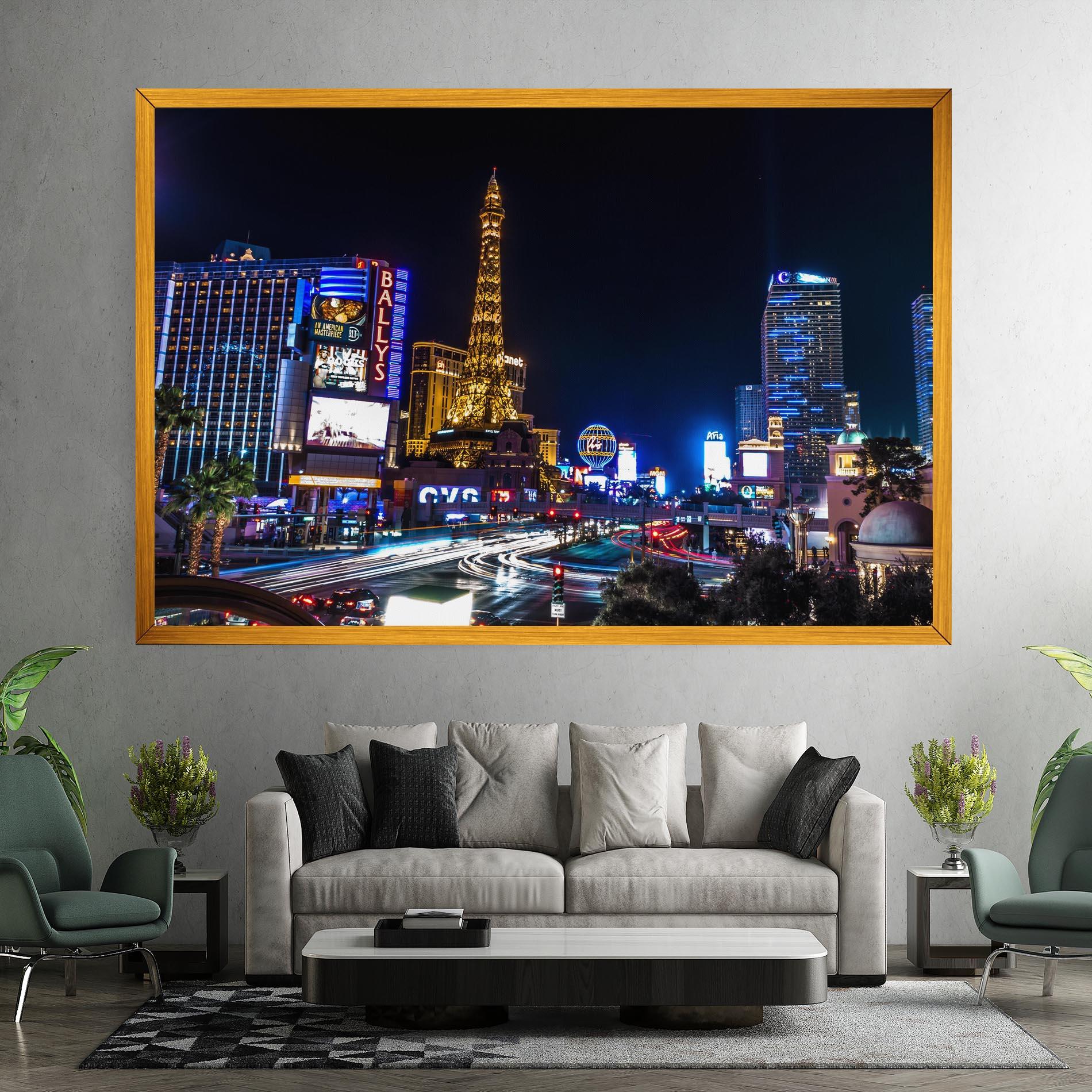 Tablou Canvas Las Vegas Night mockup 7